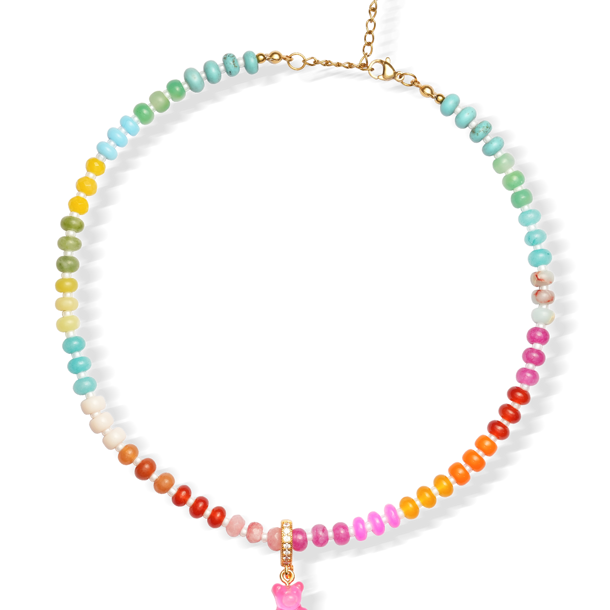 Tropical Nostalgia Bear Necklace – Crystal Haze Jewelry