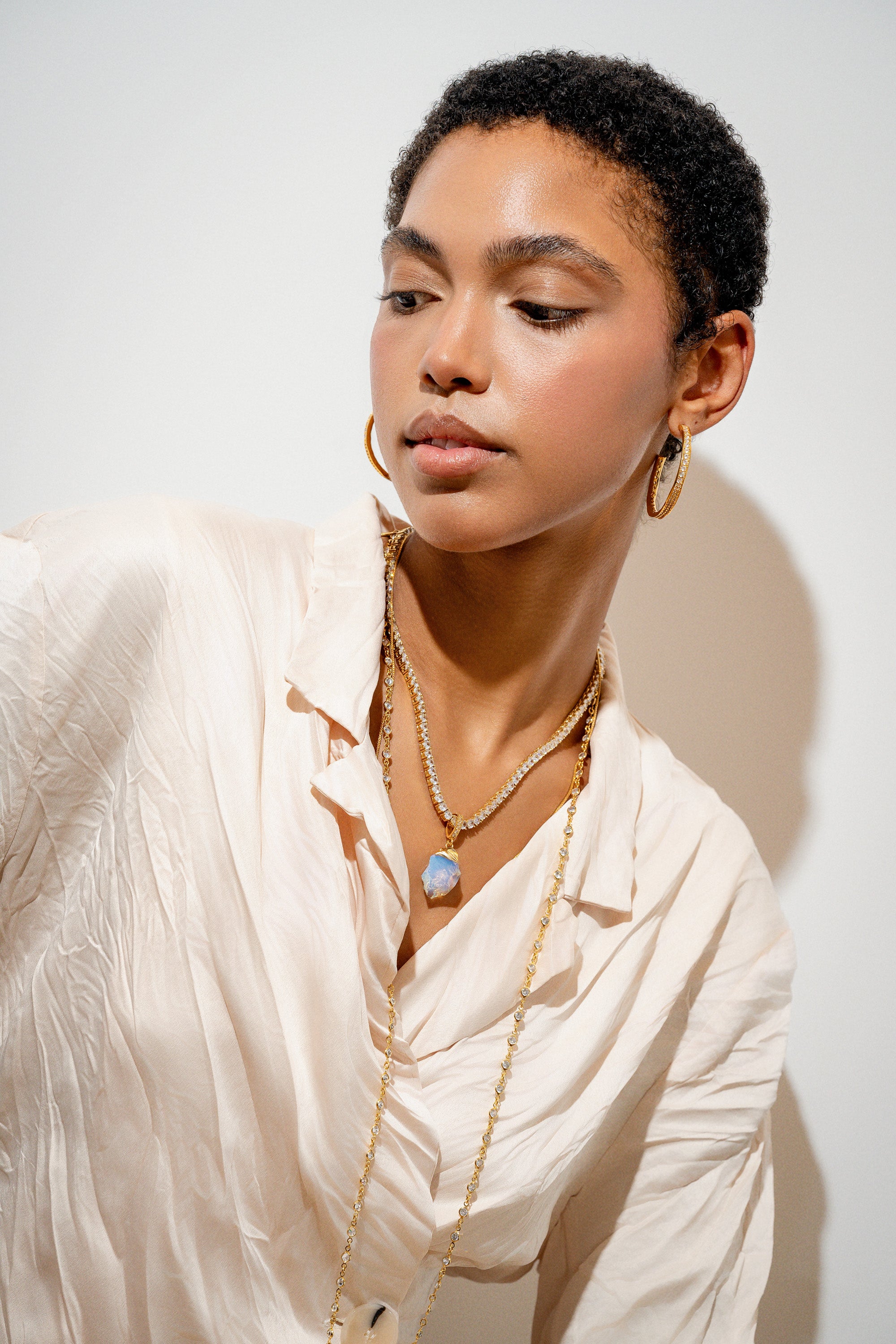 The Date chain - Clear – Crystal Haze Jewelry