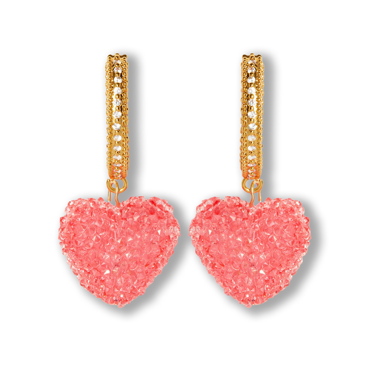 Jelly Heart Drop earrings – Crystal Haze Jewelry