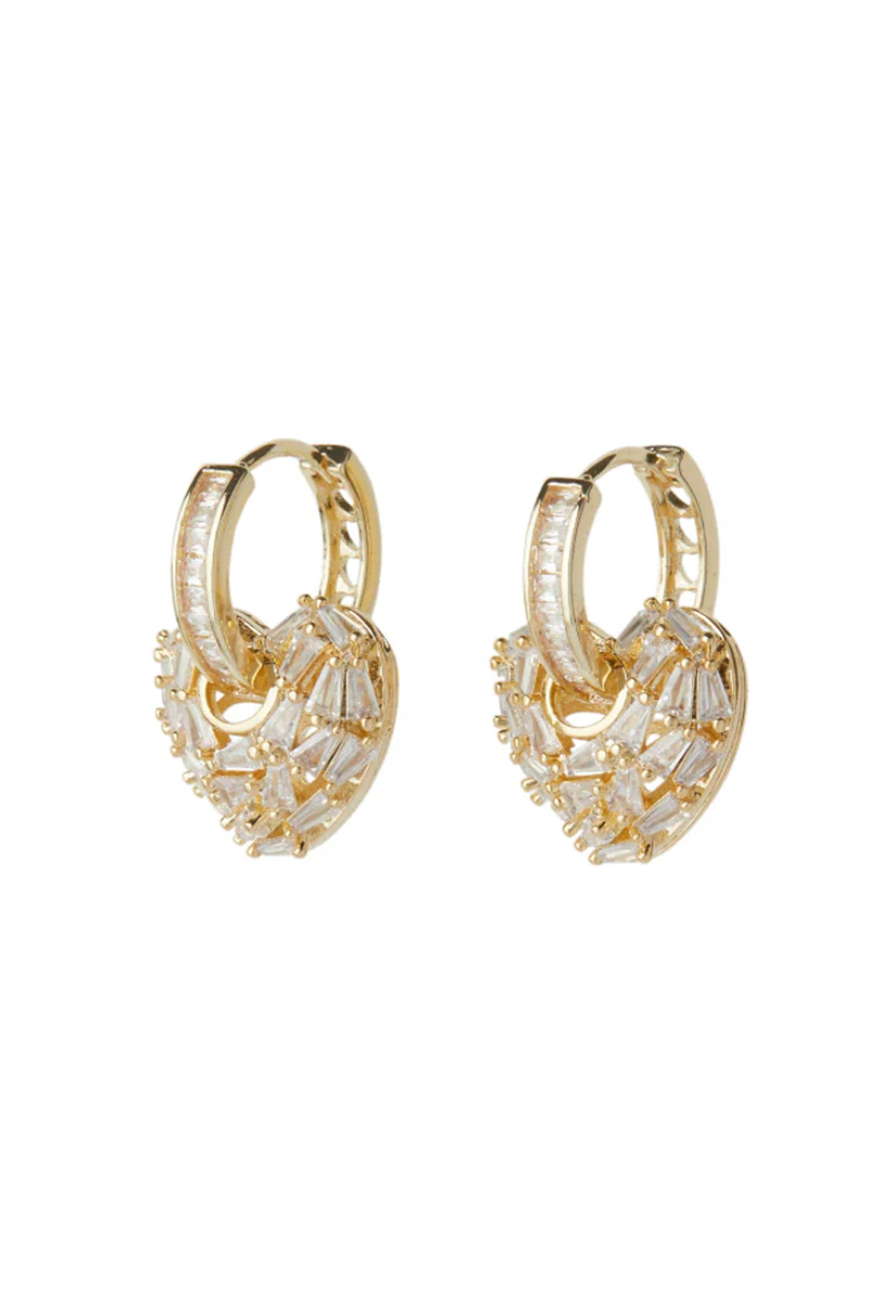 Puzzle Heart Earrings – Crystal Haze Jewelry