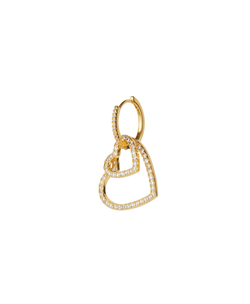 CRYSTAL HAZE ゴールド ハート ペンダント付きチョーカー/関税込 Heart Collector Earring - Golden – Crystal Haze Jewelry