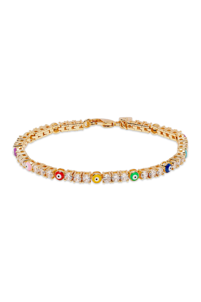 Serena Bracelet x Evil Eye Rainbow
