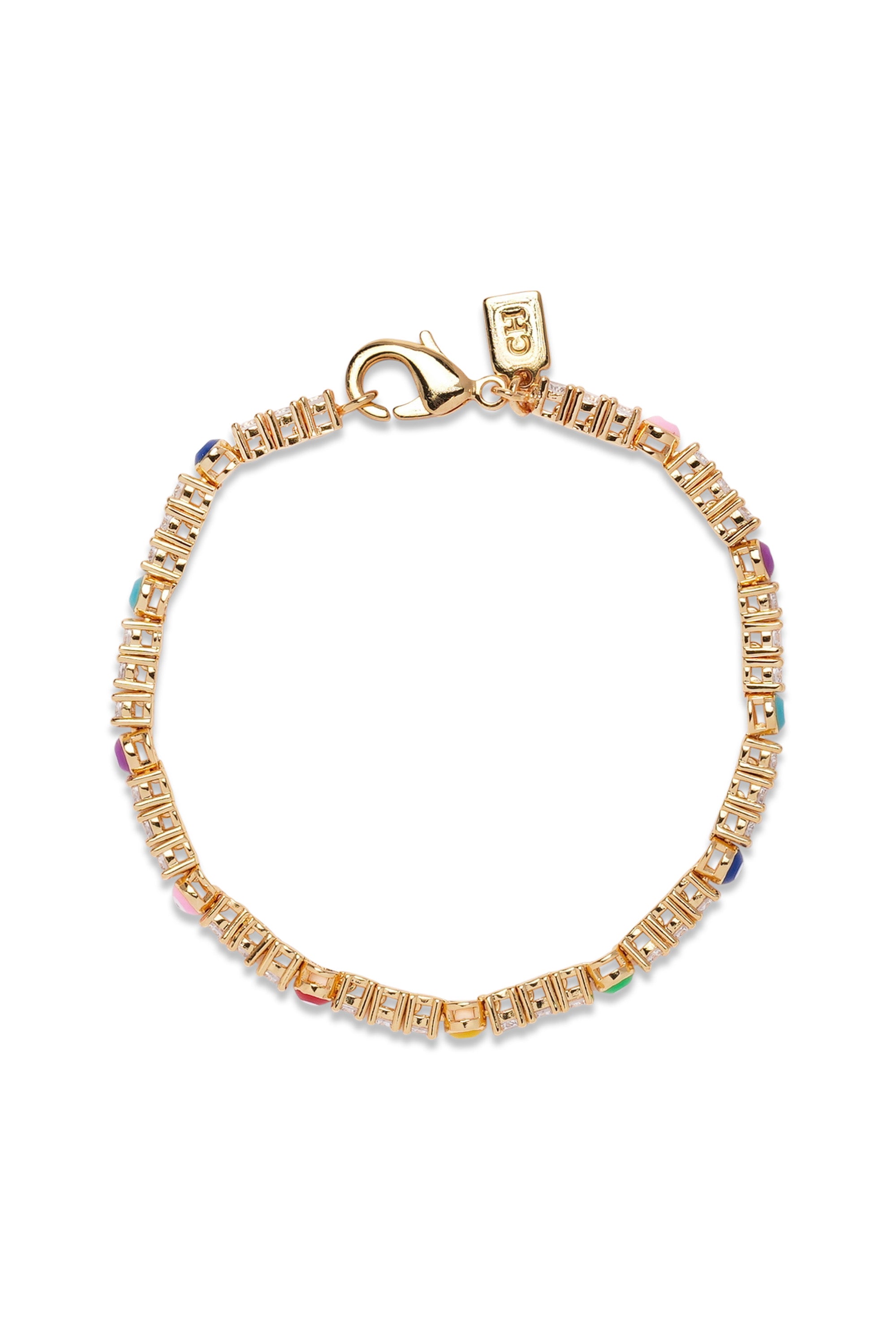 Serena Bracelet x Evil Eye Rainbow – Crystal Haze Jewelry