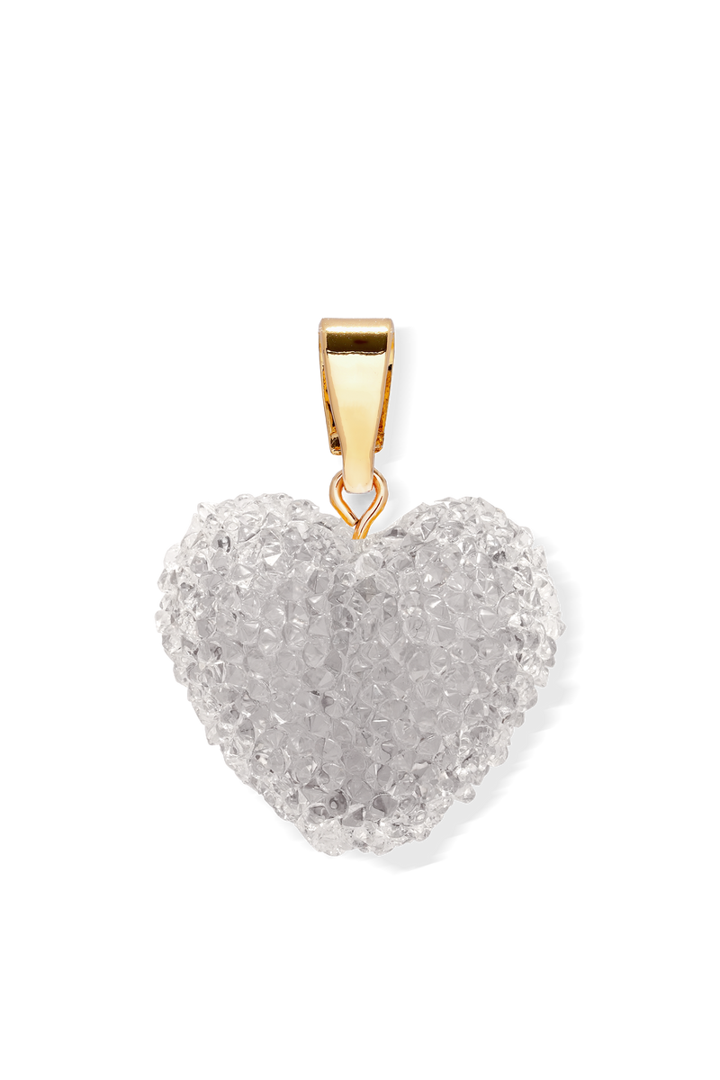 Jelly Heart Pendant – Classic Connector – Gold Plated – Oyster