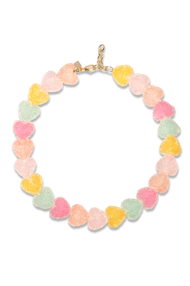 Jelly Heart Necklace – Candy Pastel