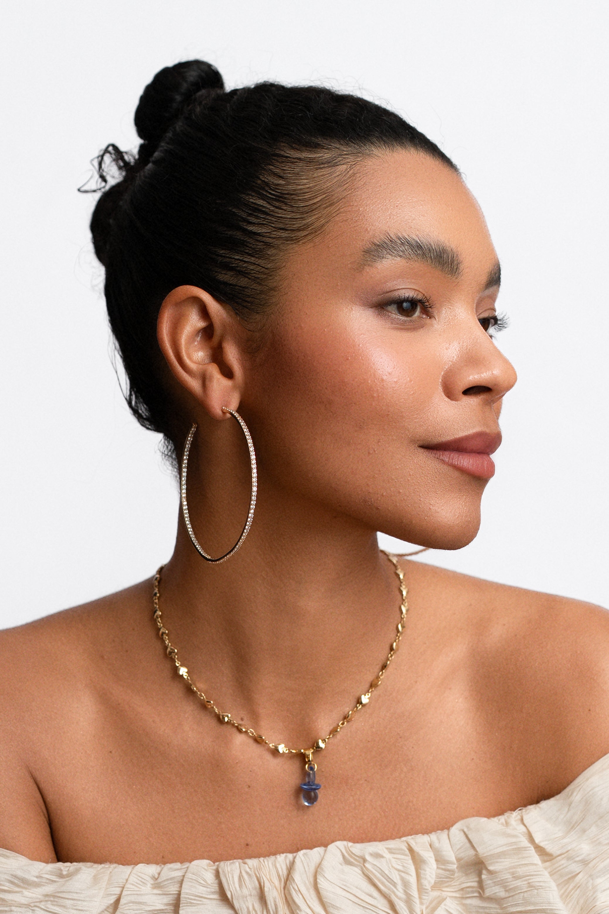 From The Block Hoops – Crystal Haze Jewelry