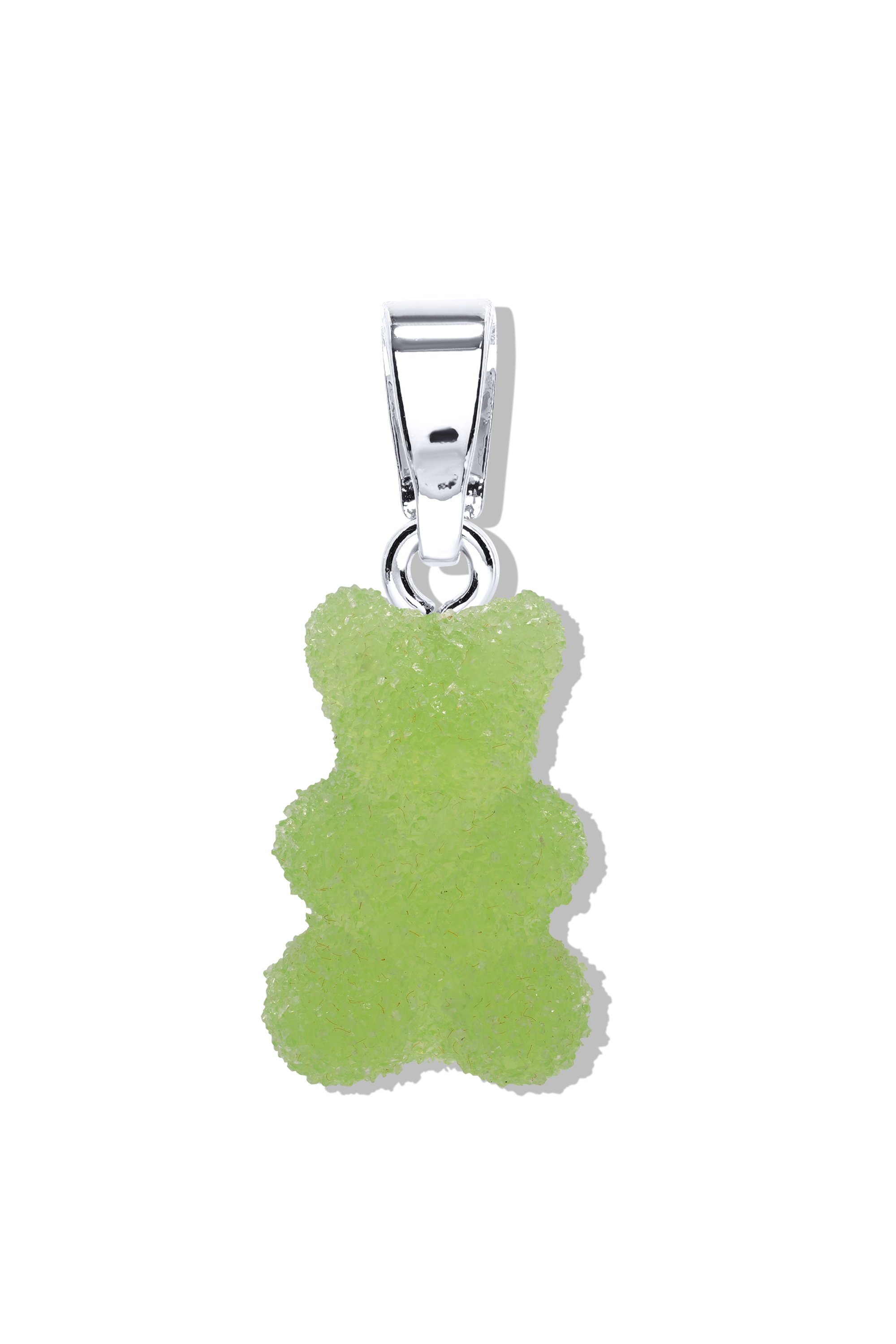 crystal haze Fizzy Nostalgia bear - Classic connector - Silver plated - Sour Apple