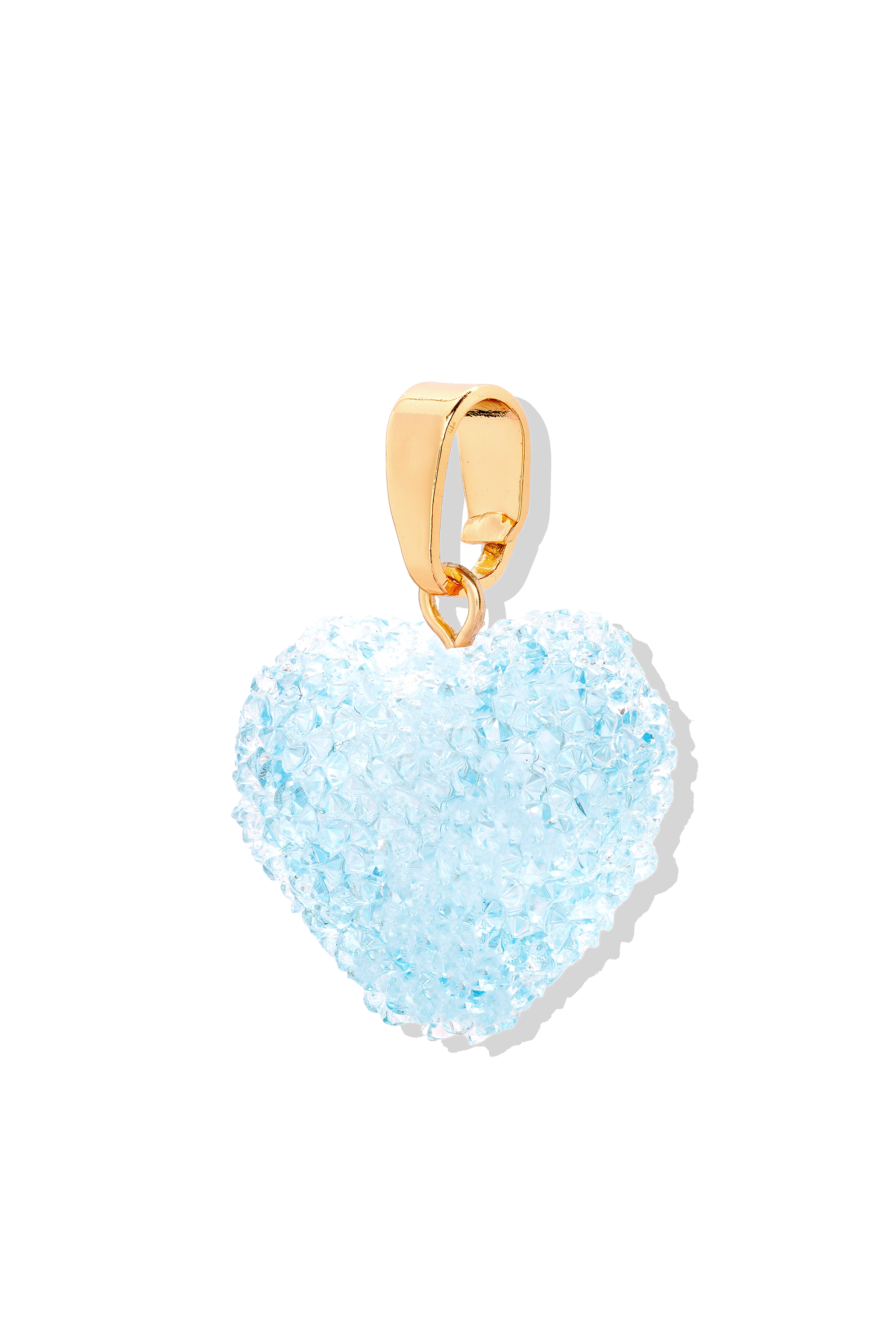 crystal haze Jelly Heart - Classic Connector - Baby Blue