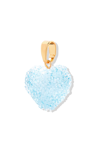 Jelly Heart - Classic Connector - Baby Blue – Crystal Haze Jewelry