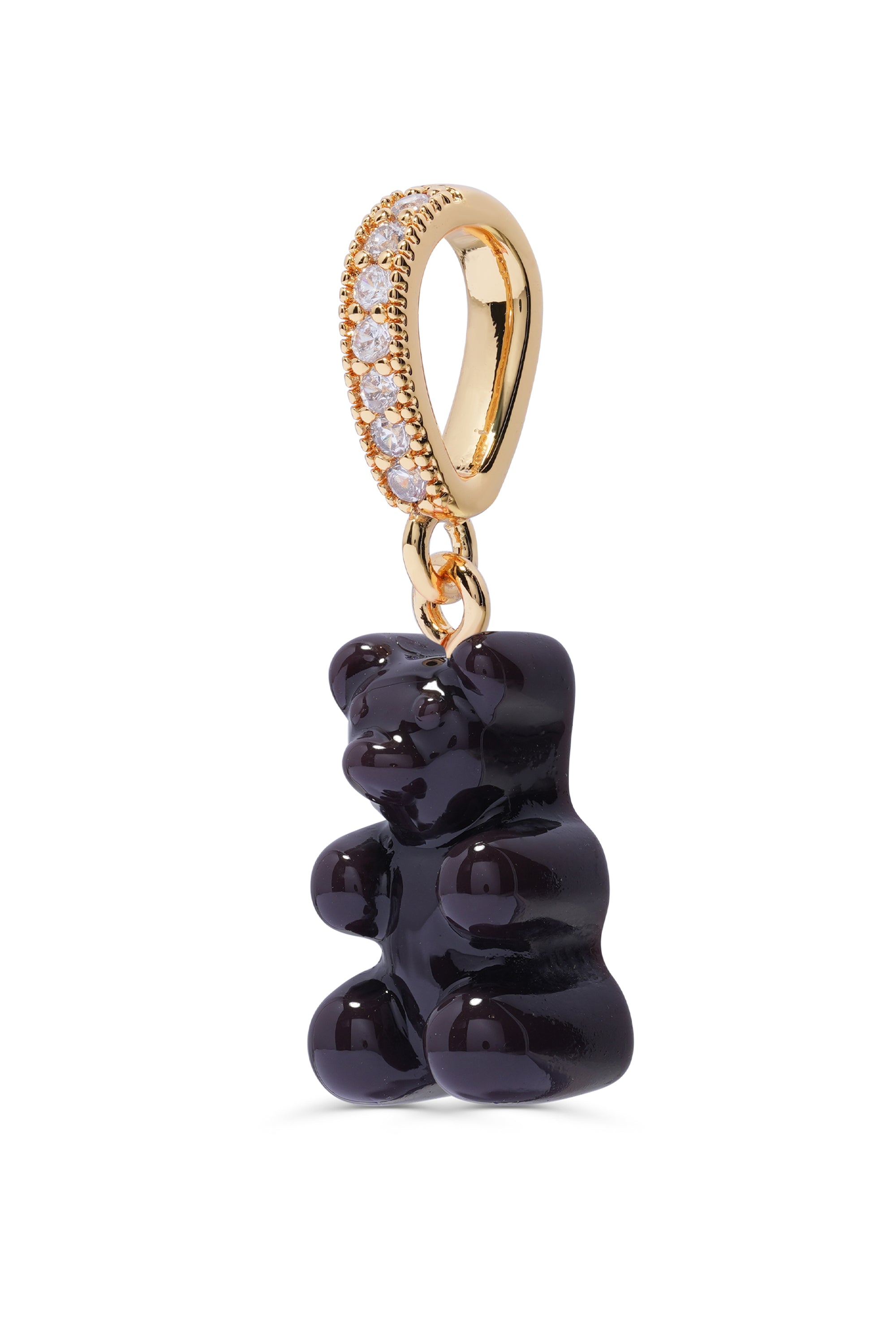Nostalgia Bear - Pave connector - Licorice – Crystal Haze