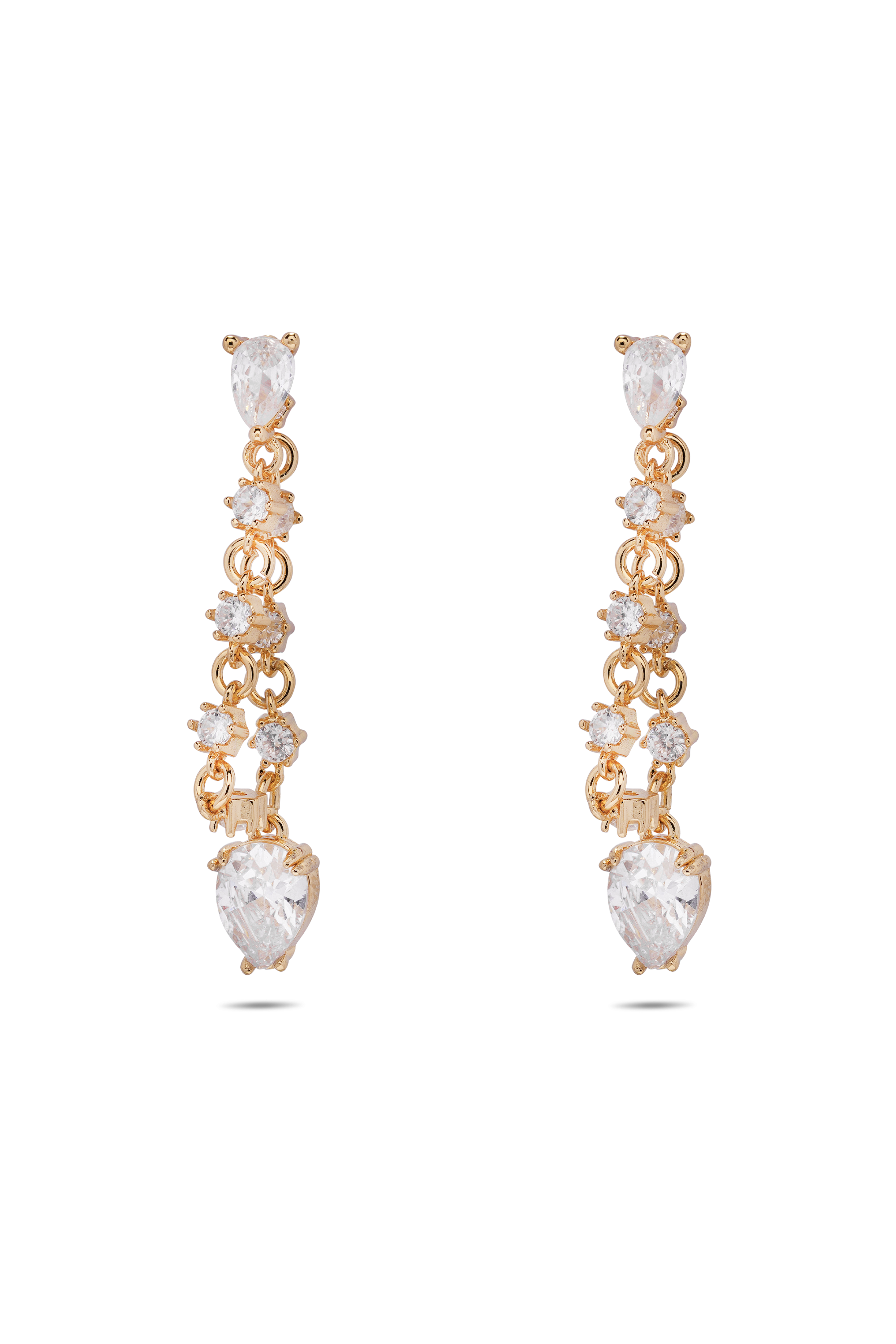 crystal haze Pear Drop Earrings