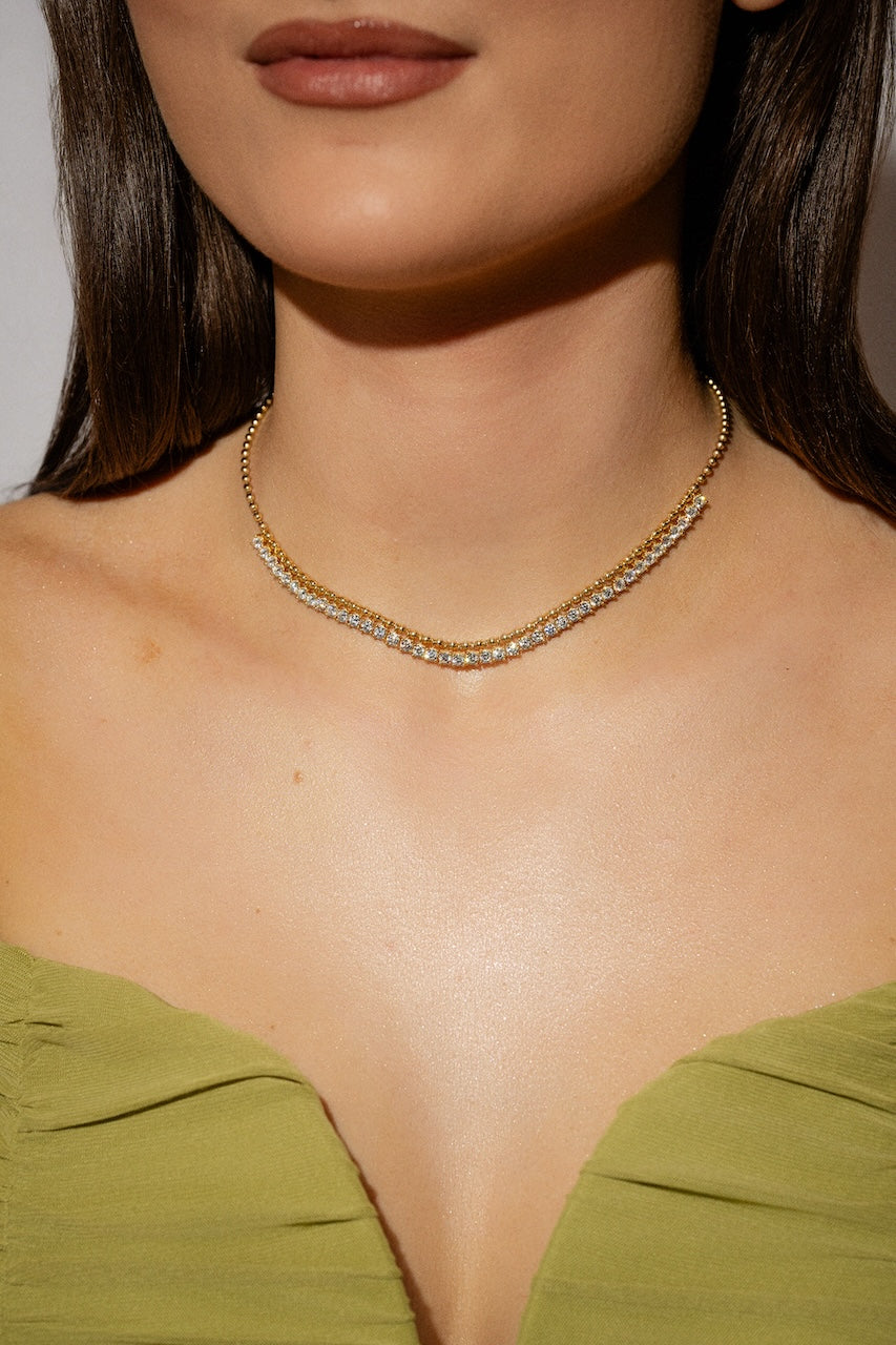 Square Fringe Choker Necklace – Crystal Haze Jewelry
