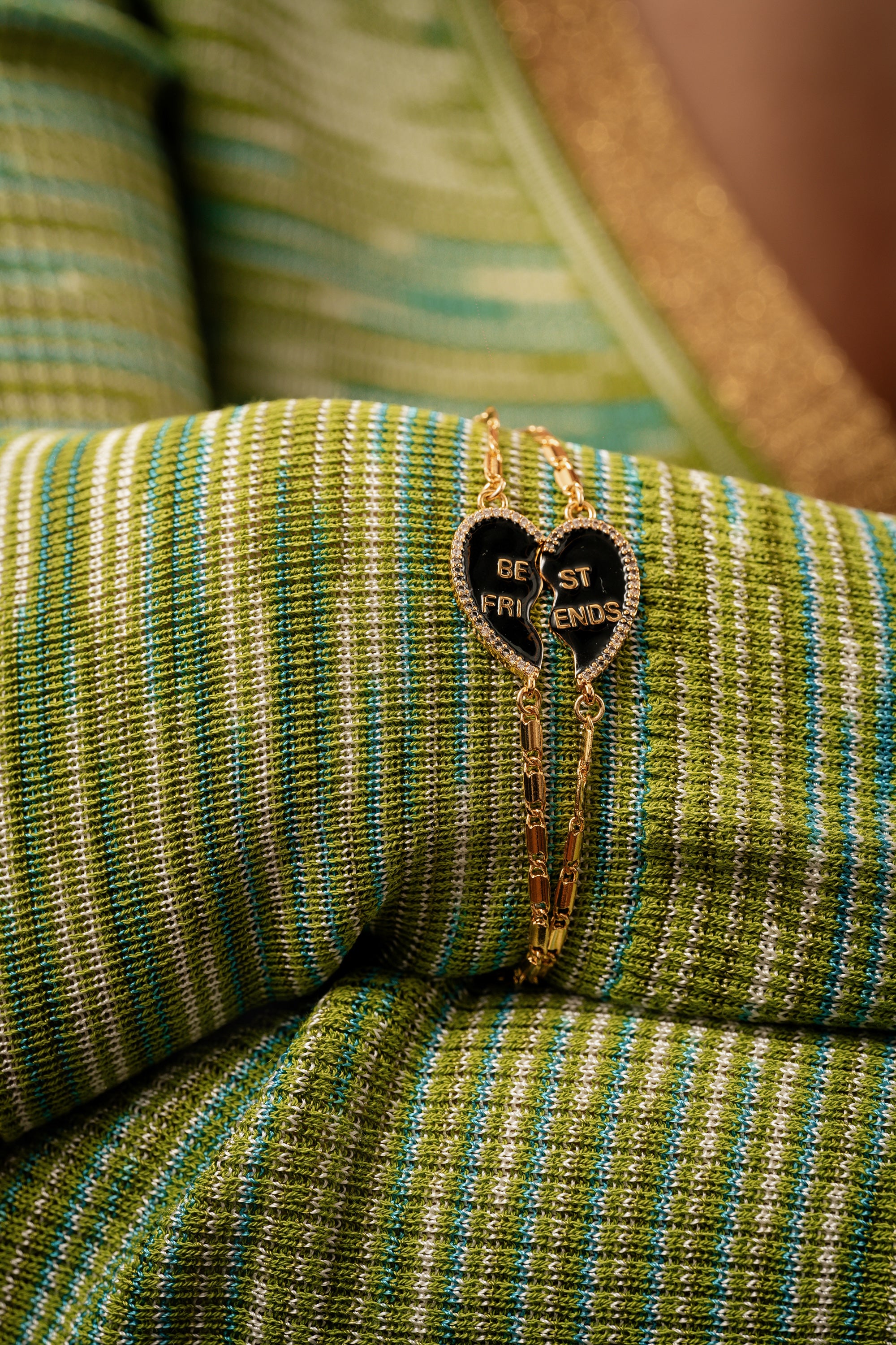 Best friend bracelet - Black – Crystal Haze Jewelry