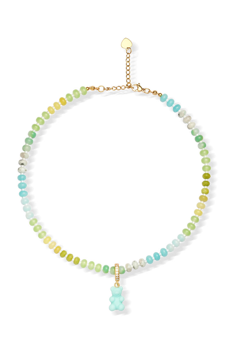 Tropical Nostalgia Bear Necklace