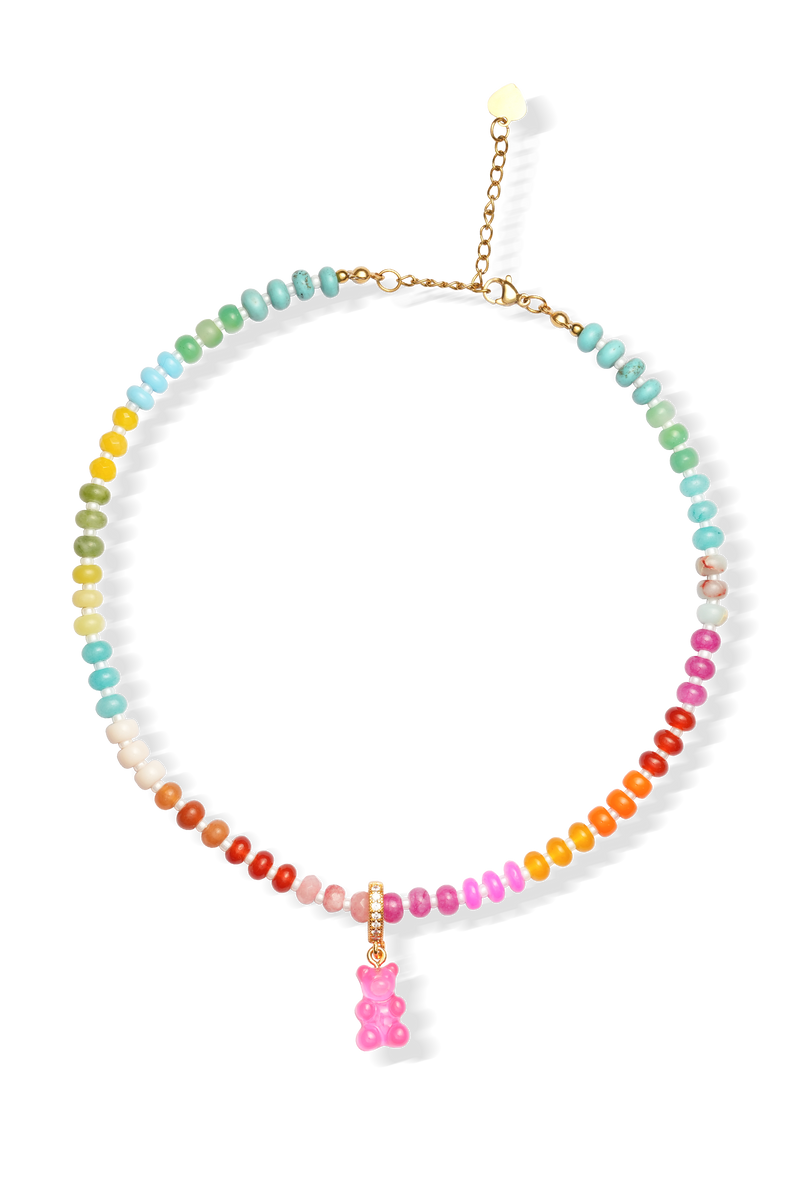 Tropical Nostalgia Bear Necklace