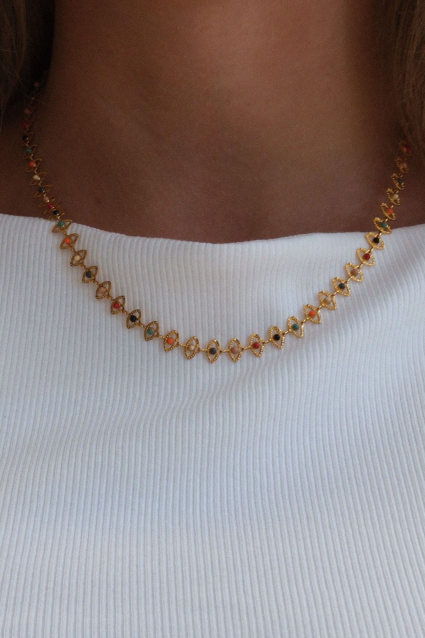 ★Hei★ haze pendant necklace ★韓国人気★ 韓国ブランドHei☆芸能人着用 HEART TOGGLE PEARL NECKLACE_2色