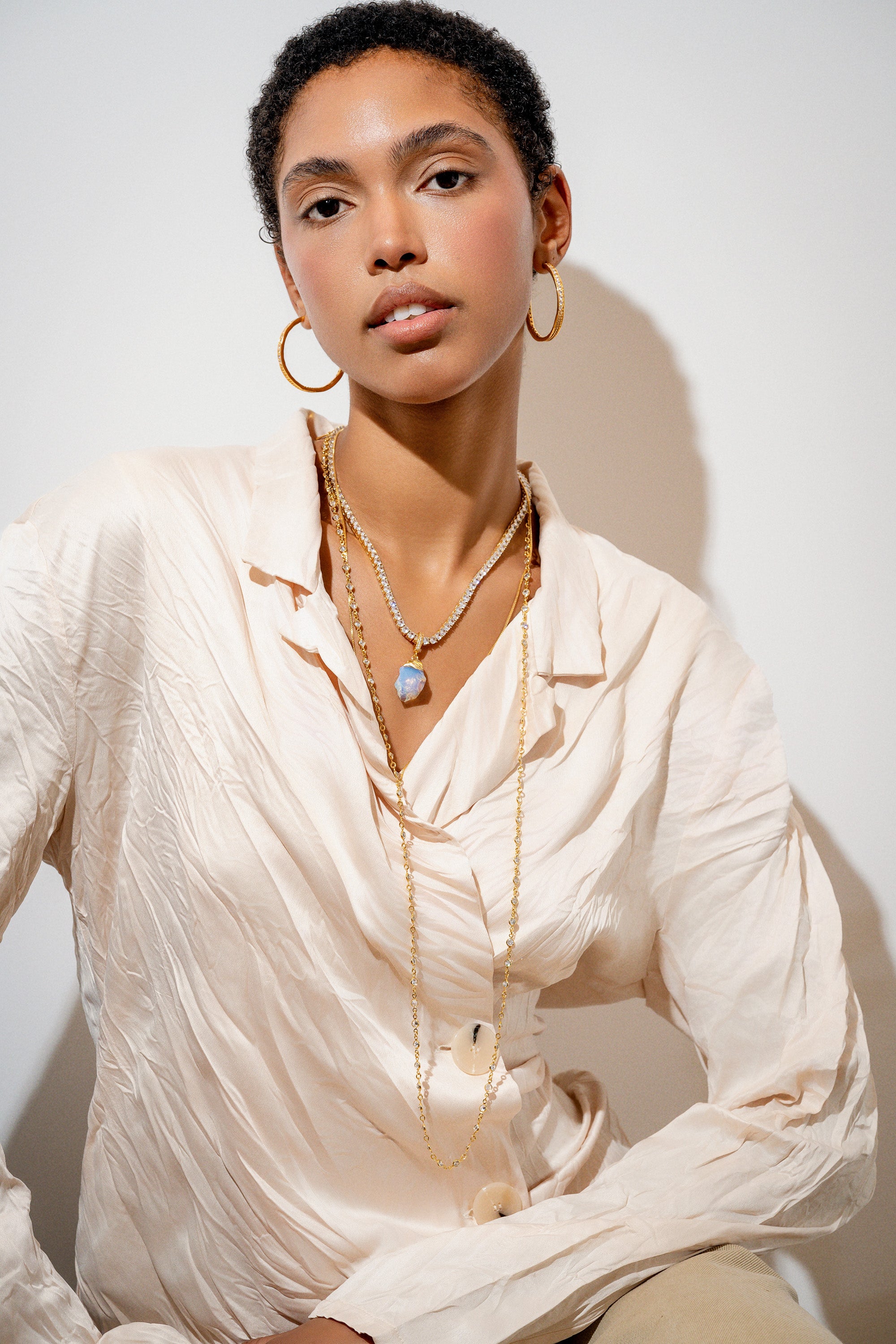 The Date chain - Clear – Crystal Haze Jewelry
