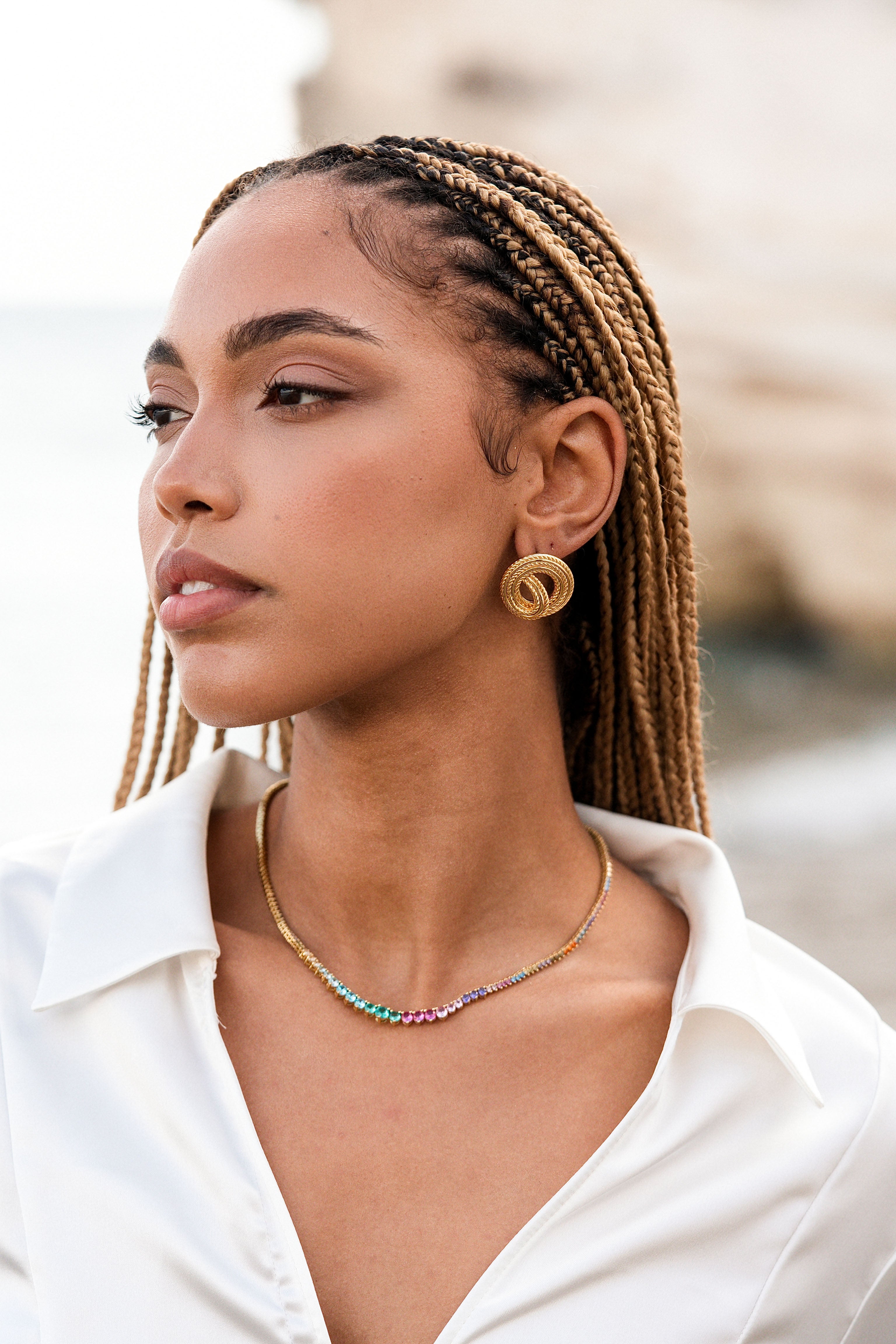イヤリング No.339 Ginza Earrings – Crystal Haze Jewelry