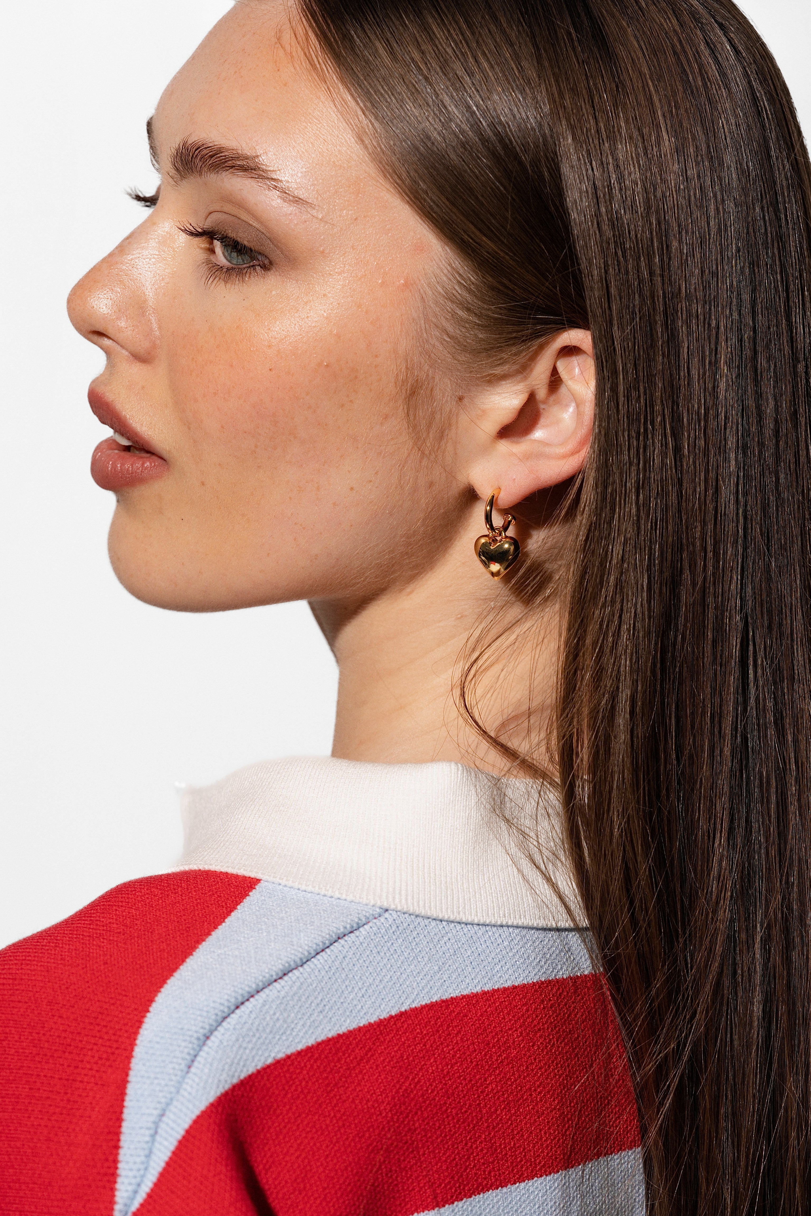 金心耳环– Crystal Haze Jewelry