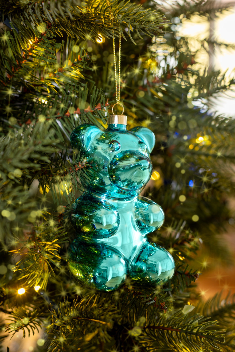 Nostalgia Bear Christmas Ornament - Caribbean Holiday – Crystal