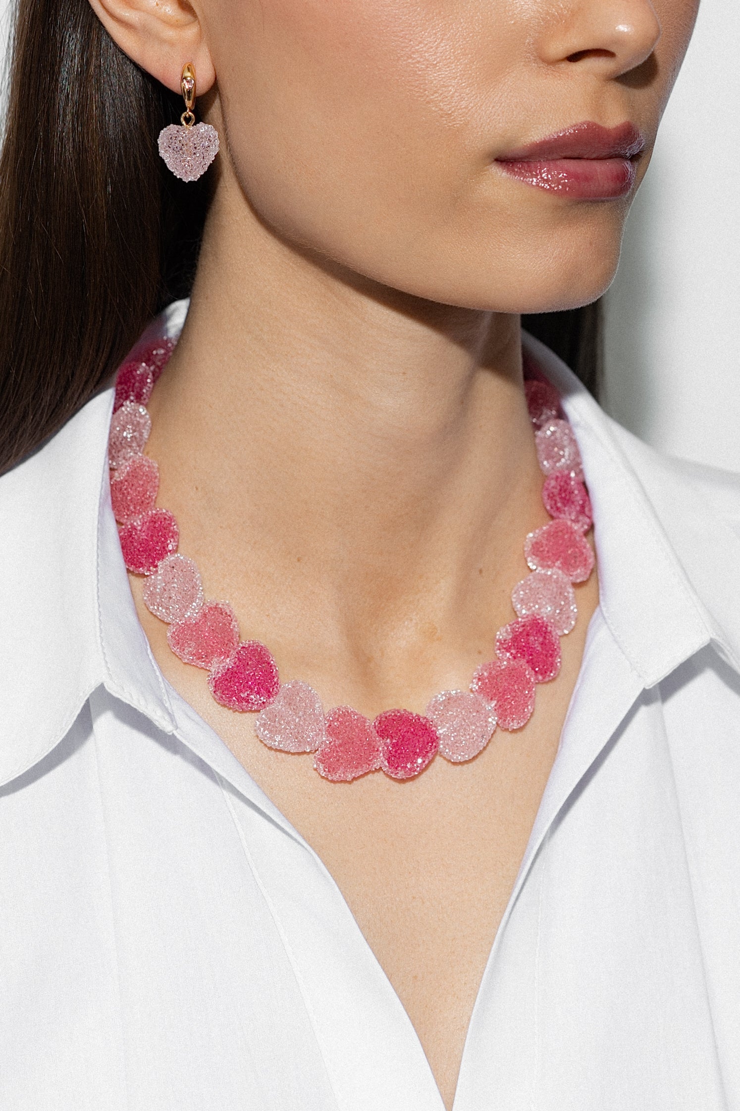 Mini Jelly Heart Hoops – Crystal Haze Jewelry
