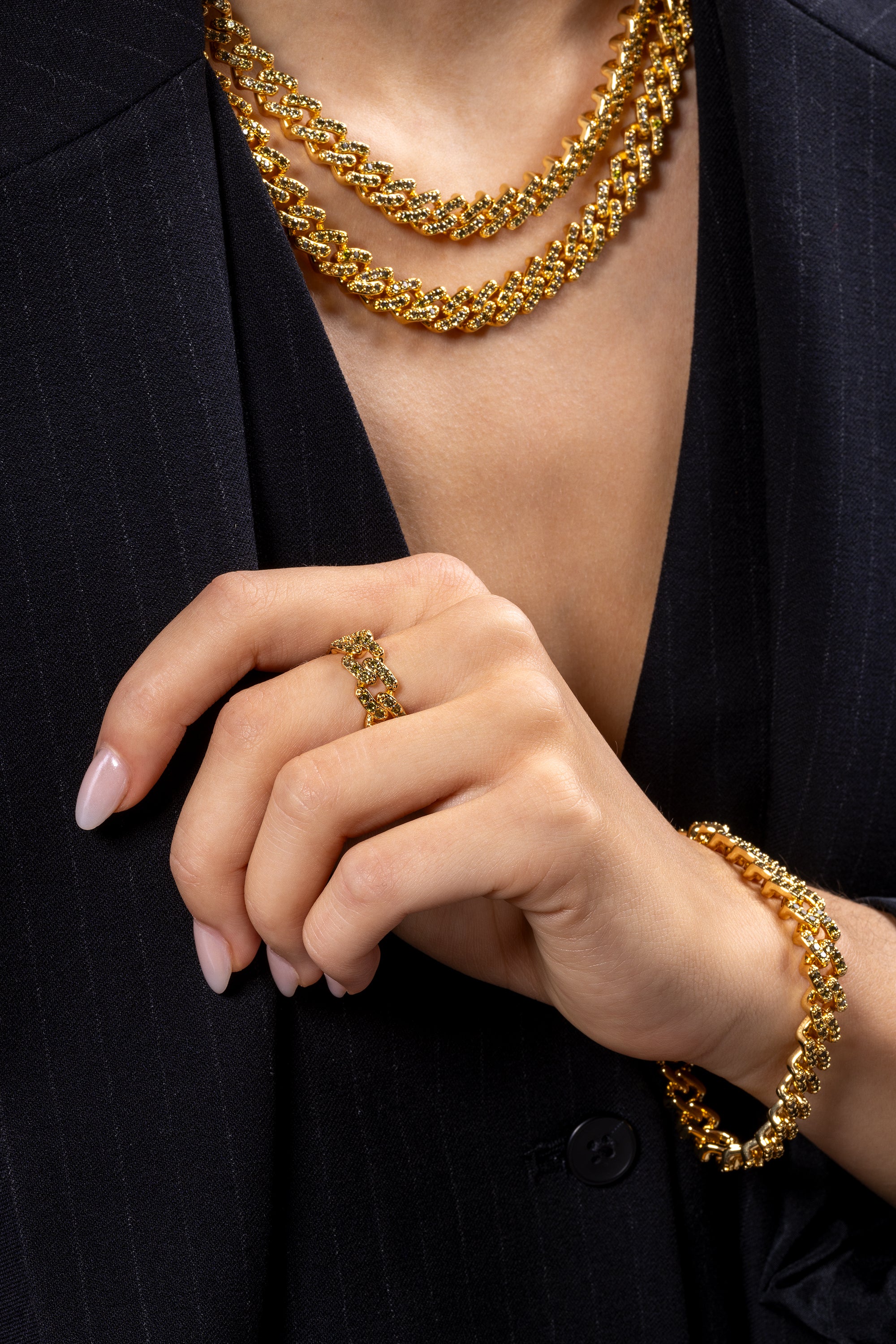 Mexican Chain Bracelet - Olive – Crystal Haze Jewelry