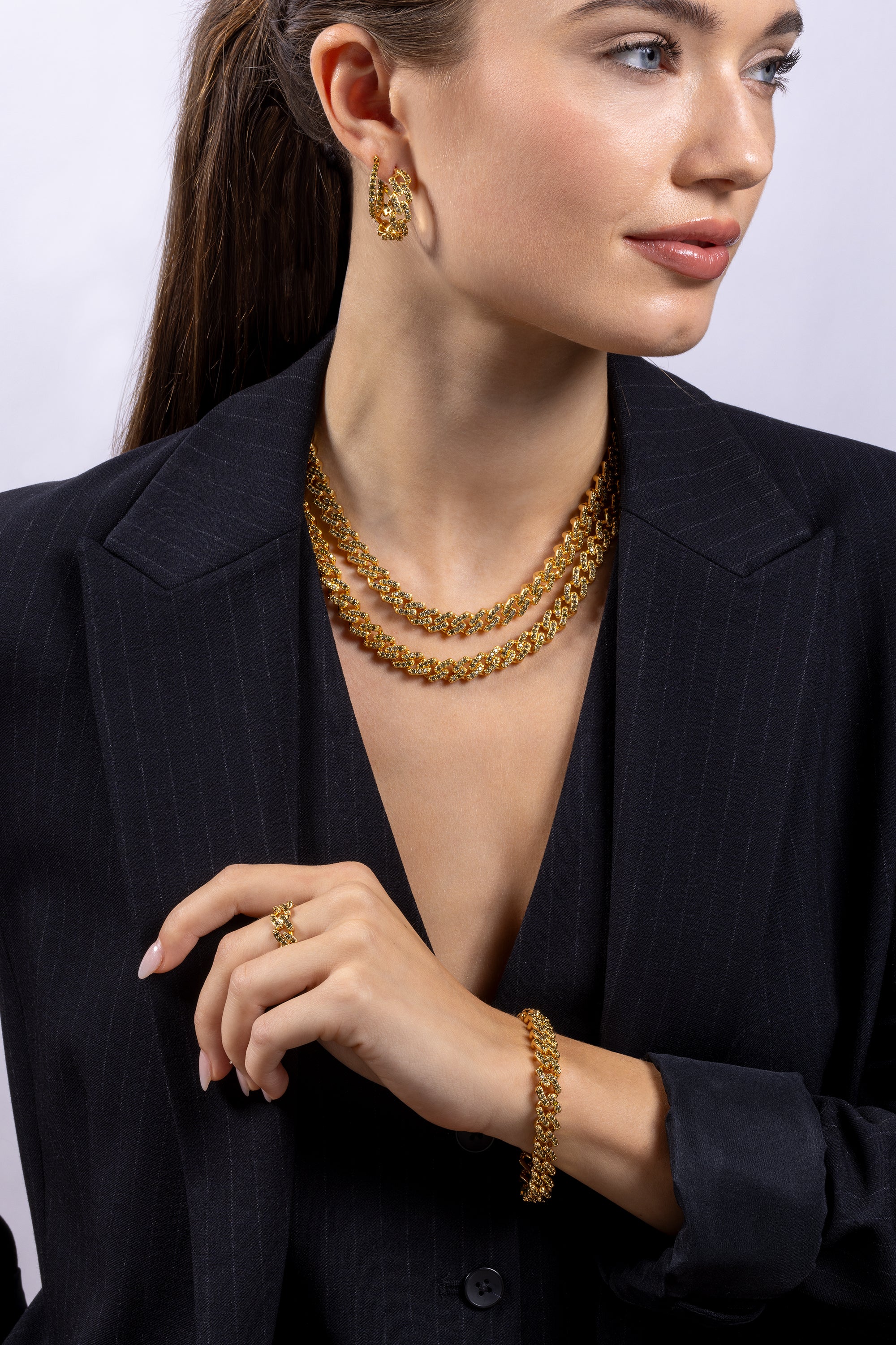 Mexican Chain Bracelet - Olive – Crystal Haze Jewelry