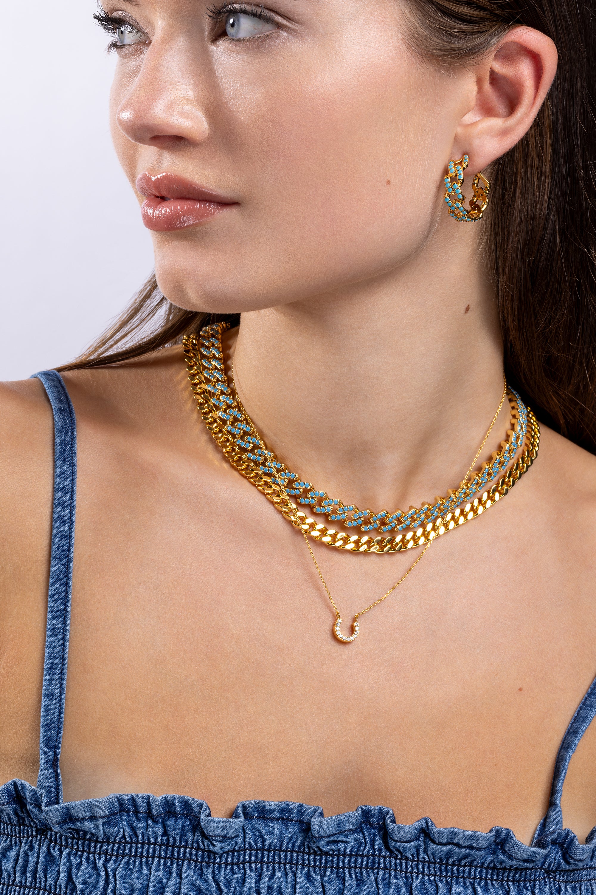 Mexican Chain Mykonos Blue – Crystal Haze Jewelry