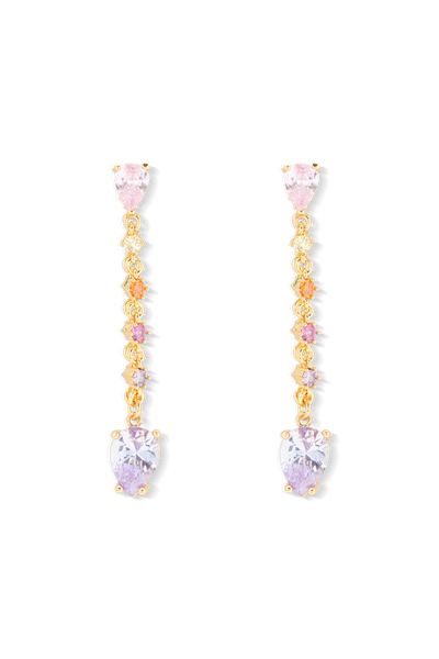 Pear Drop Earrings - Pastel