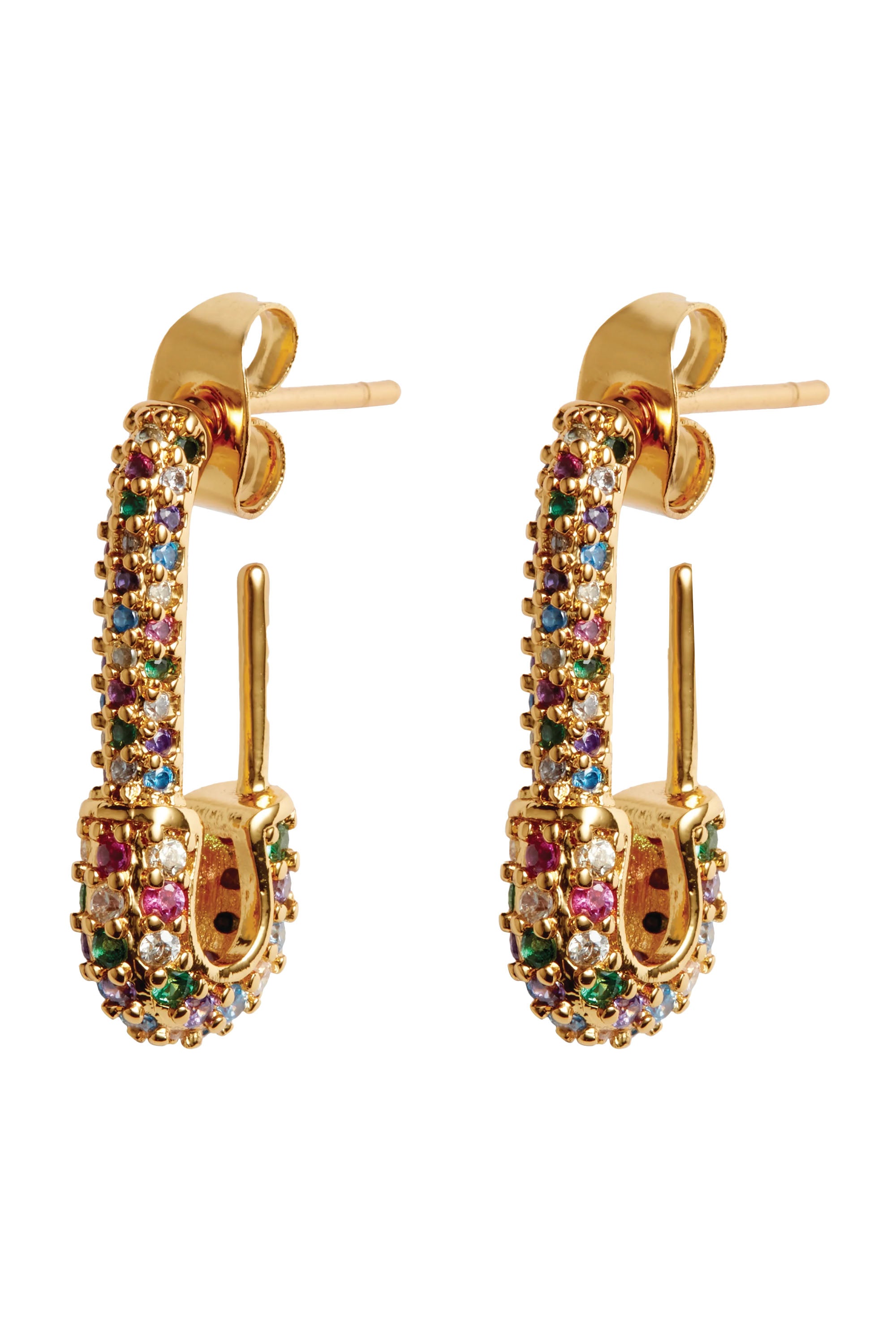 crystal haze Pin up Earring - Rainbow