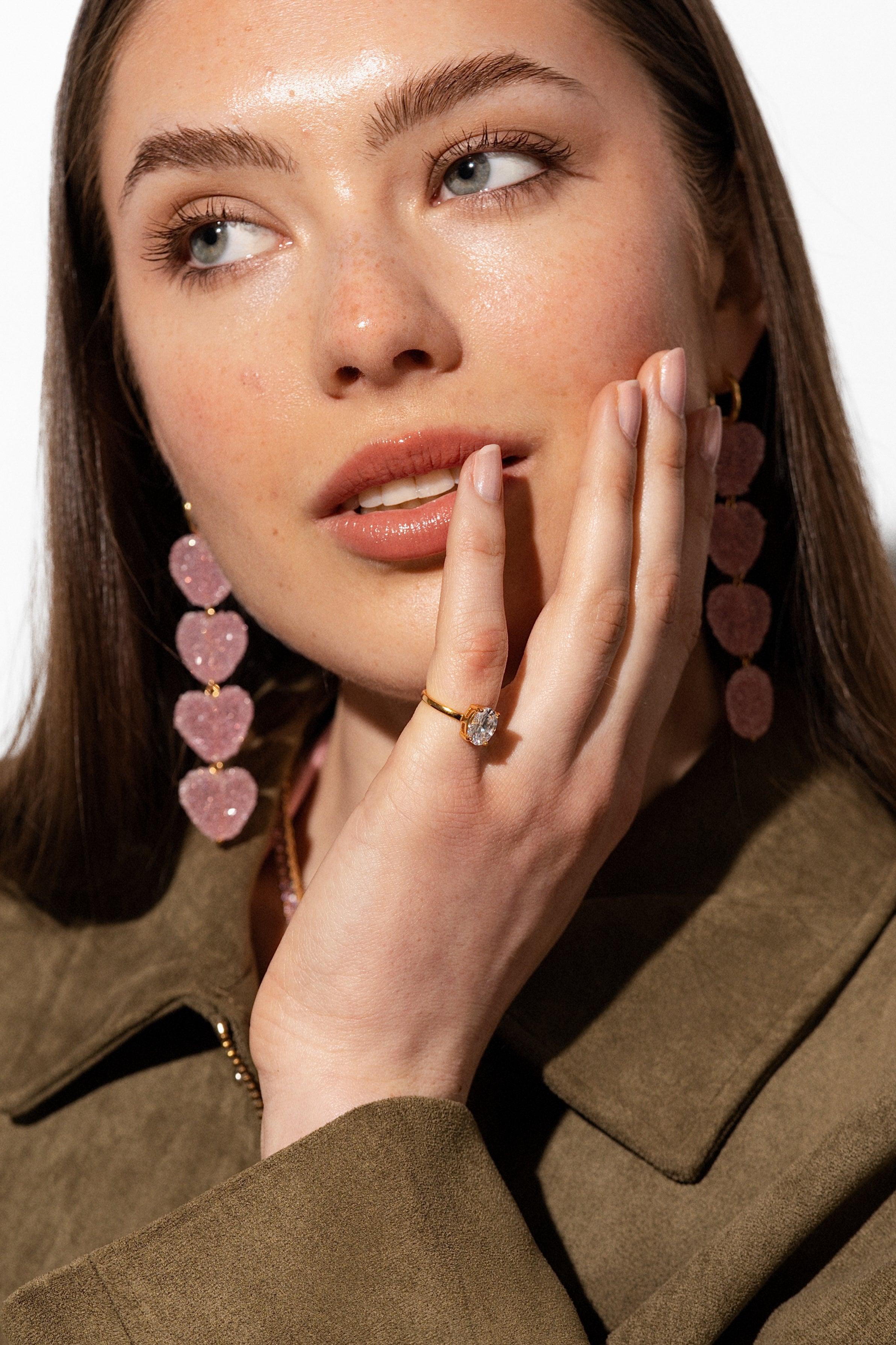 Oval Cut Pinky Ring – Crystal Haze Jewelry