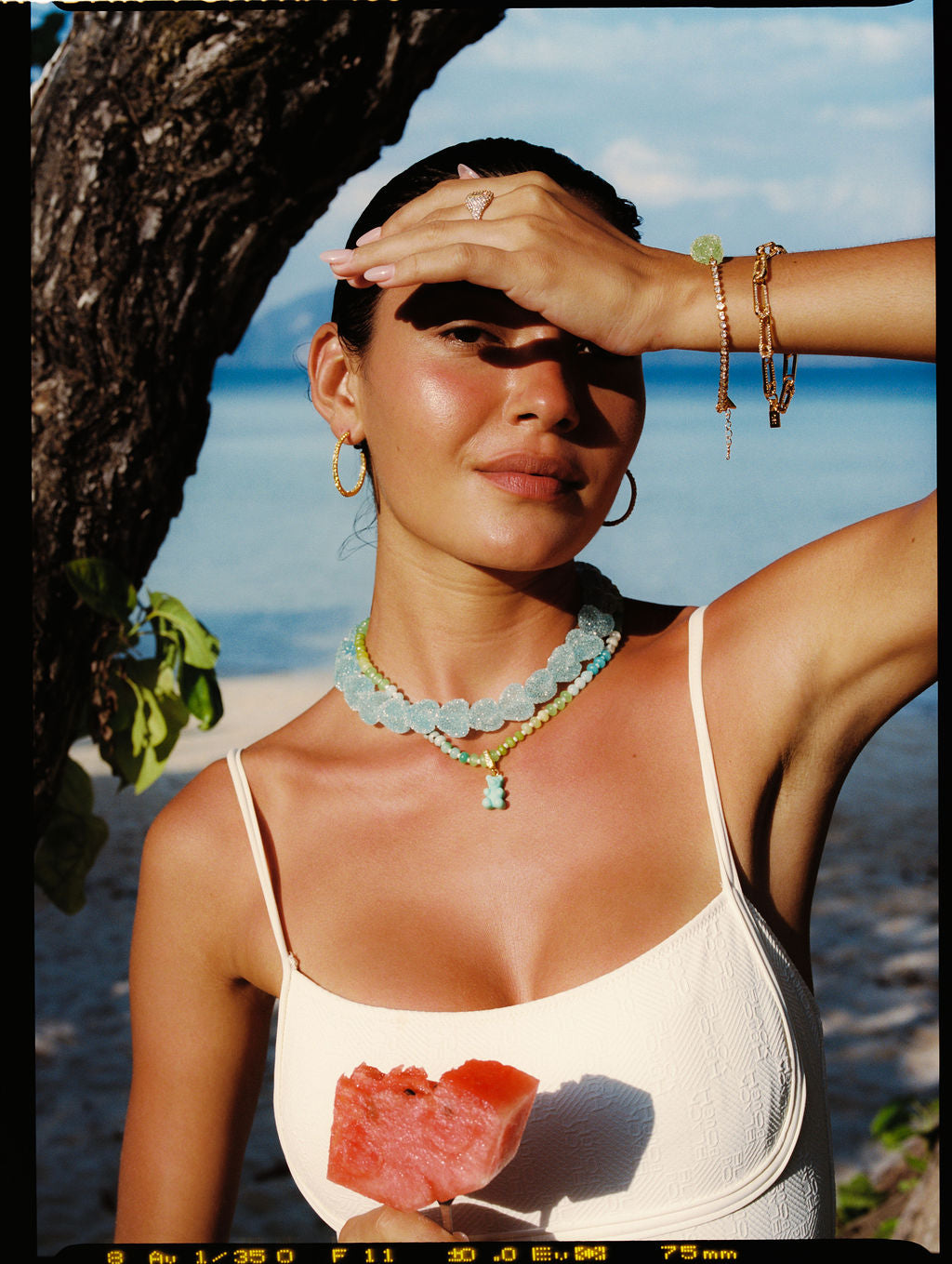 Tropical Nostalgia Bear Necklace – Crystal Haze Jewelry