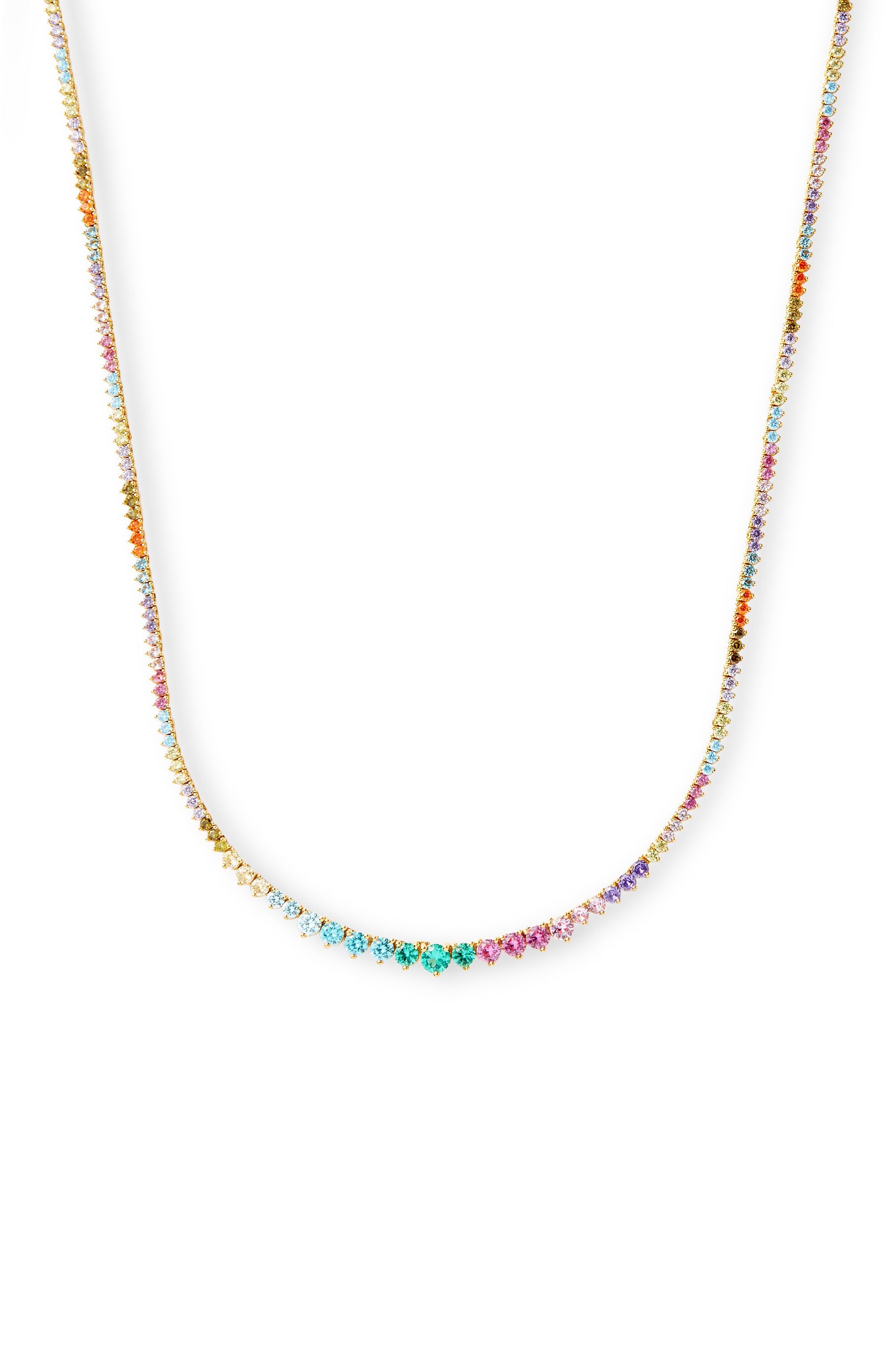 Tiara necklace - Rainbow – Crystal Haze Jewelry