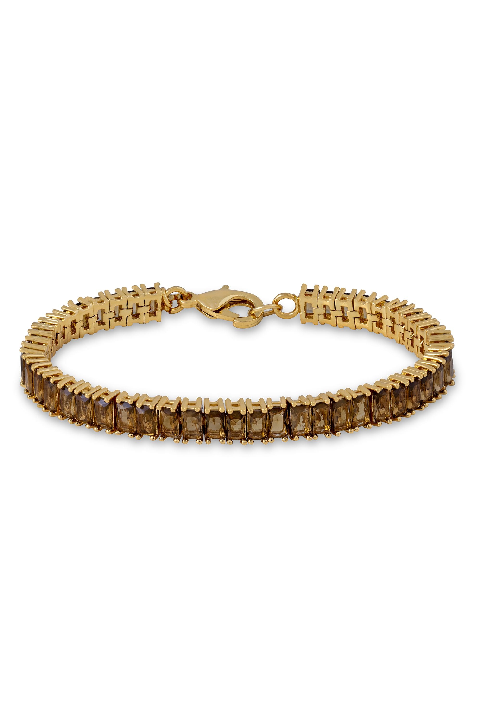 crystal haze Baguette bracelet - Brulee