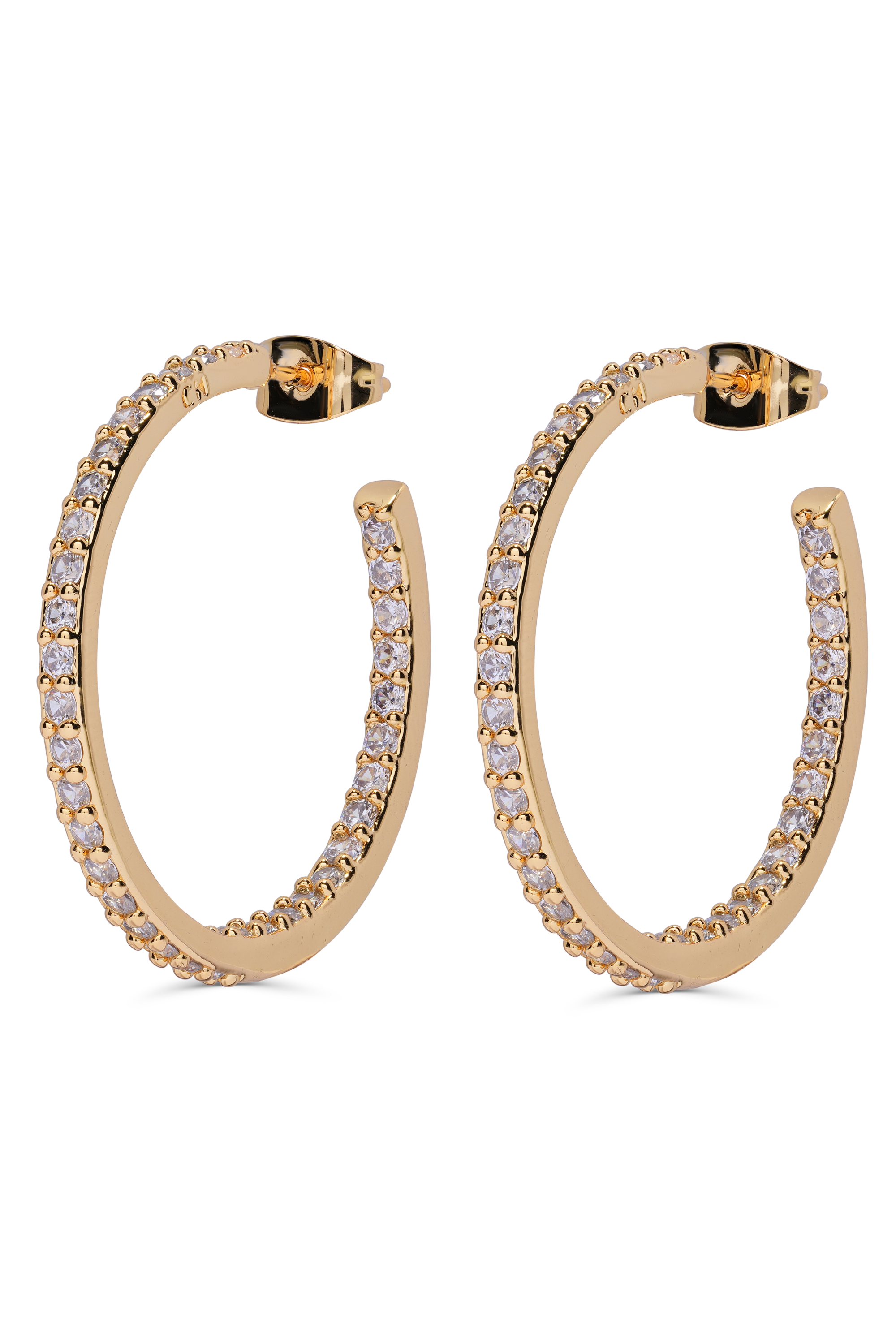 crystal haze Serena Hoops - Clear