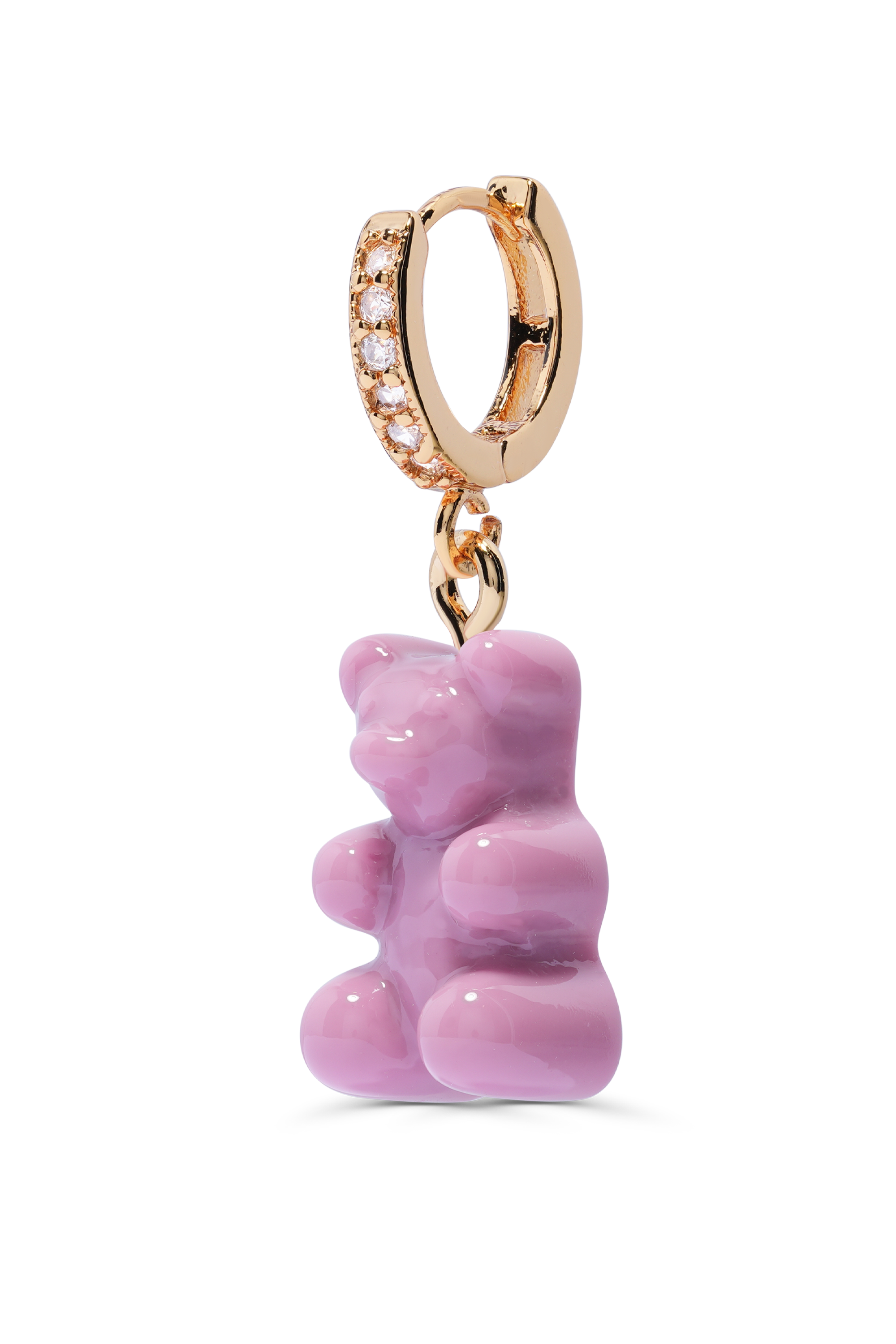 crystal haze Nostalgia Bear Hoop - Mauve Pink