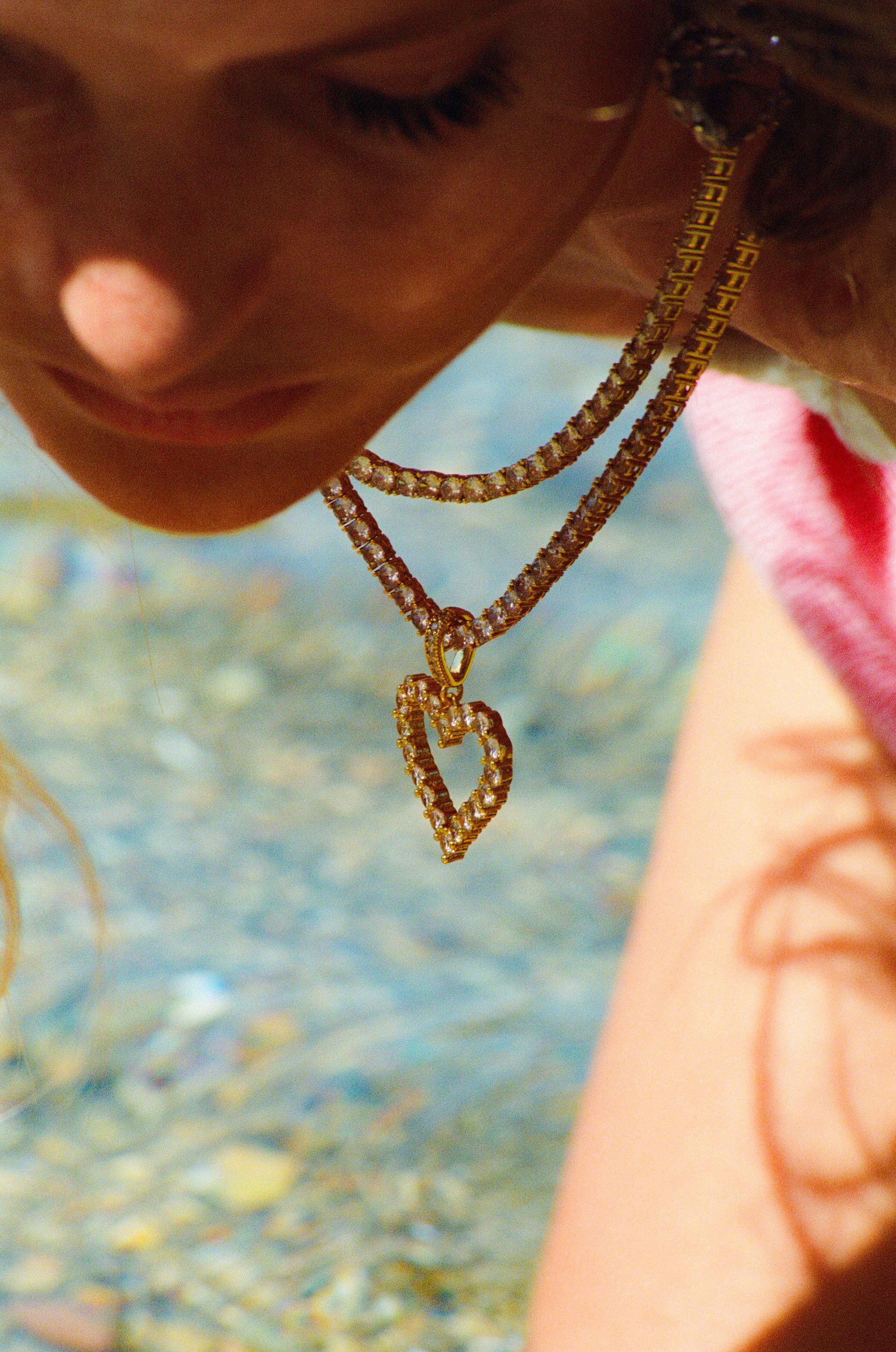 Serena Necklace - Clear – Crystal Haze Jewelry