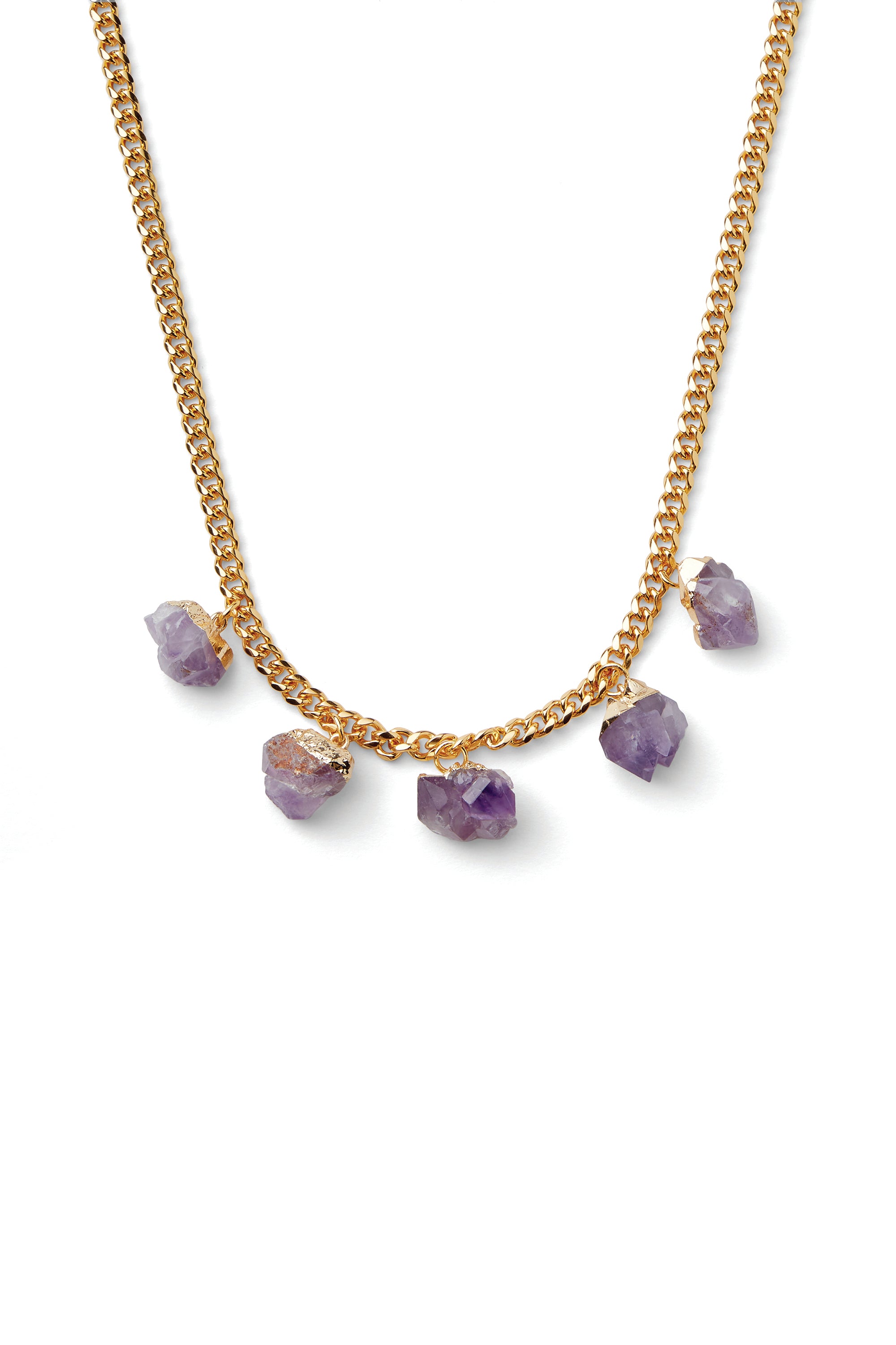 中国　胴胎掐絲琺瑯　七宝　ジェイド　紫水晶　ネックレス 紫水晶– Crystal Haze Jewelry
