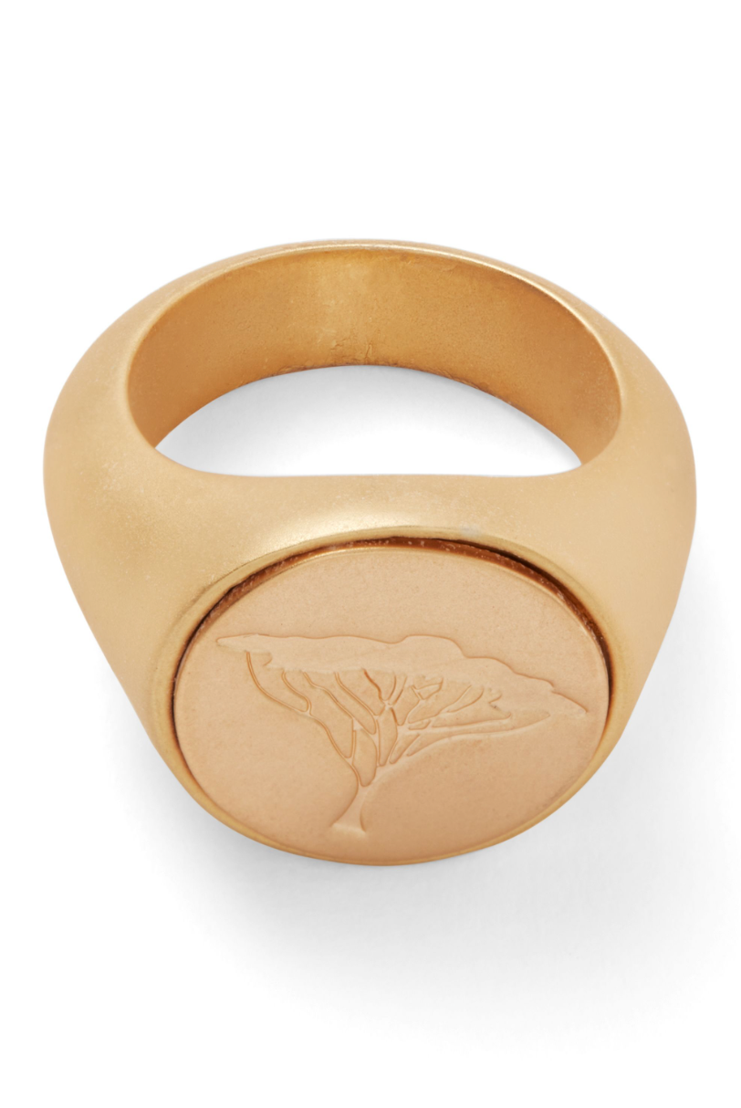 Acacia Ring - Matte gold