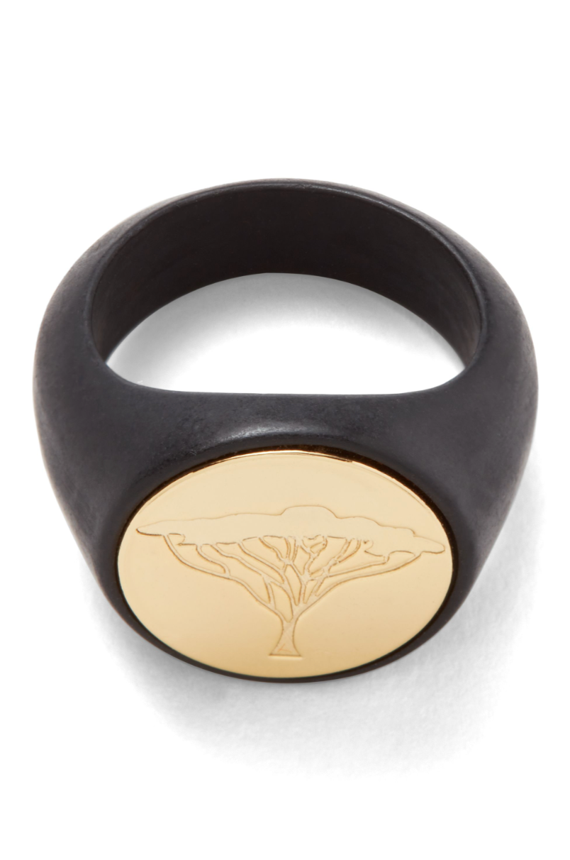 Acacia ring - Black Matte