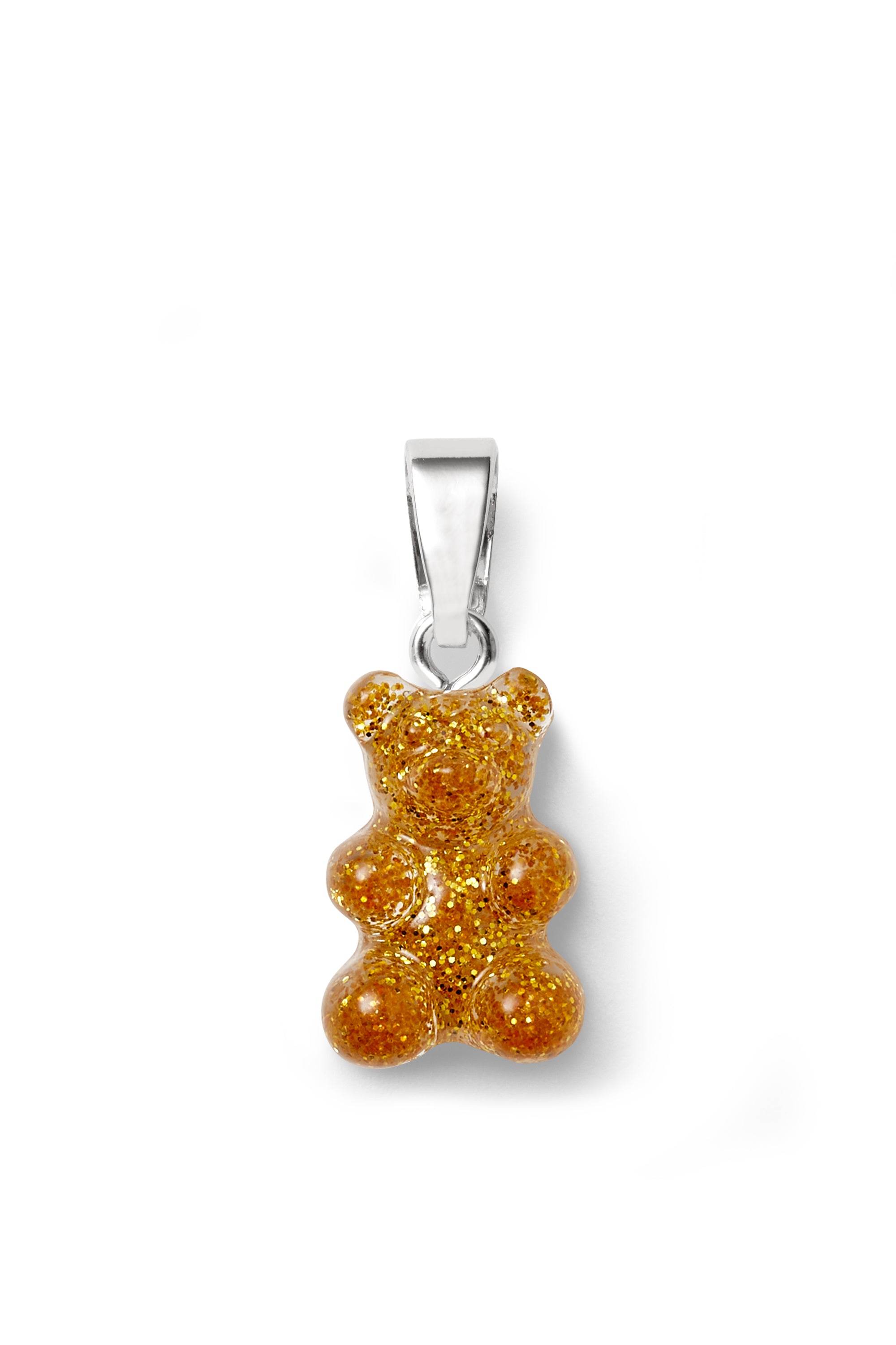 crystal haze Nostalgia Bear - Classic Connector - Silver Plated - 24k