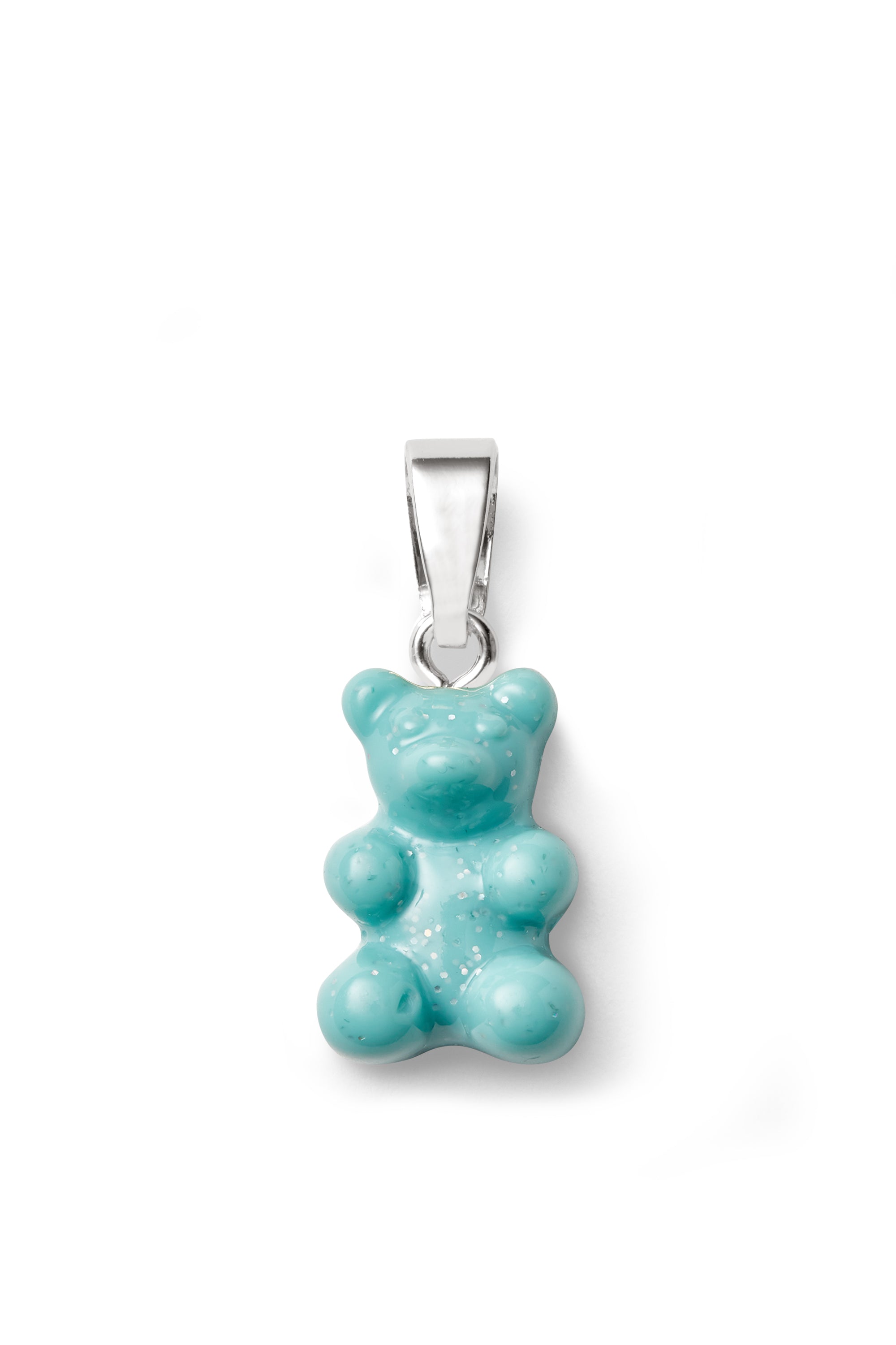 crystal haze Nostalgia Bear - Classic Connector - Silver Plated - Baby Shark