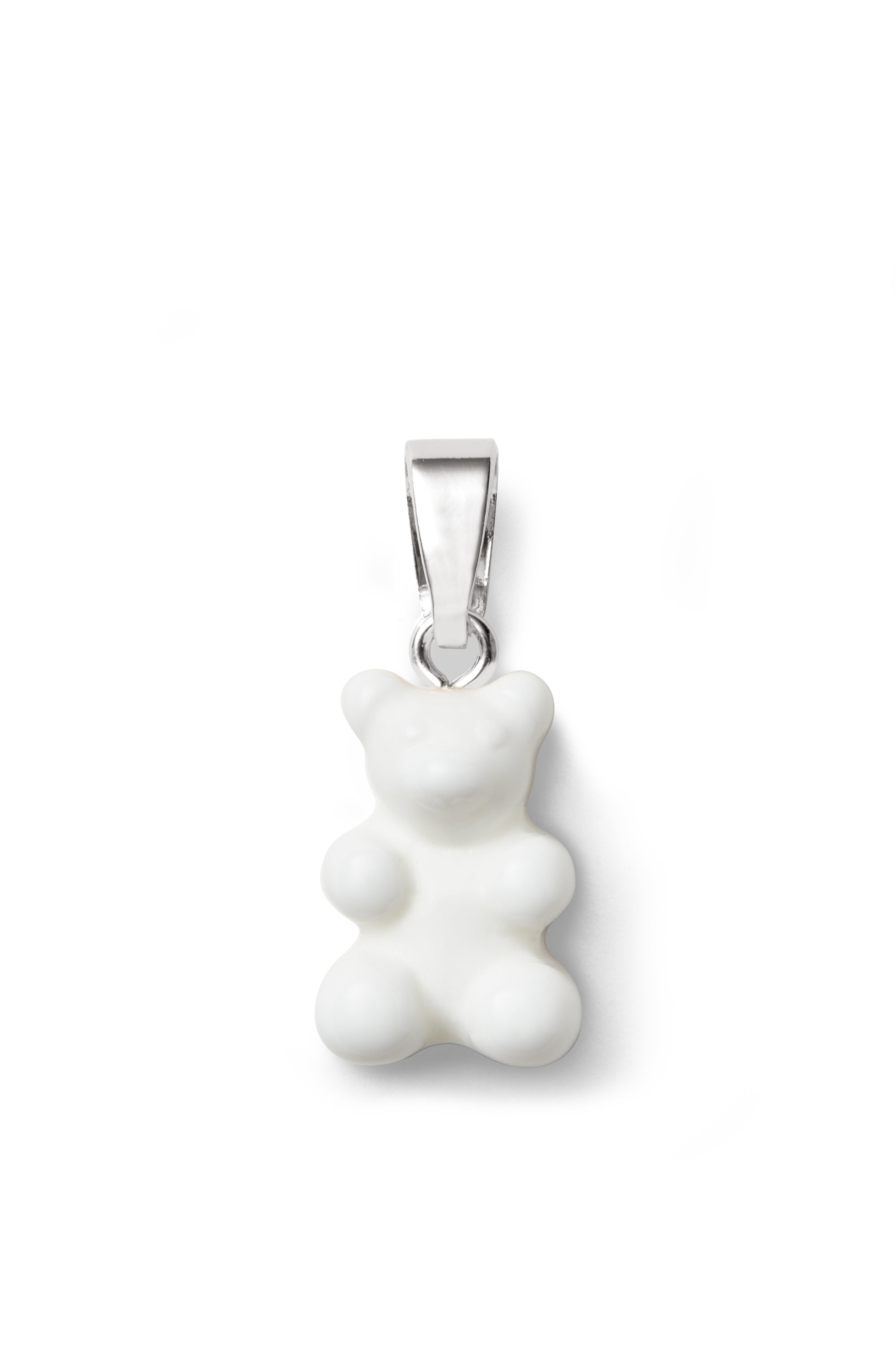 crystal haze Nostalgia Bear - Classic Connector - Silver Plated - Powder
