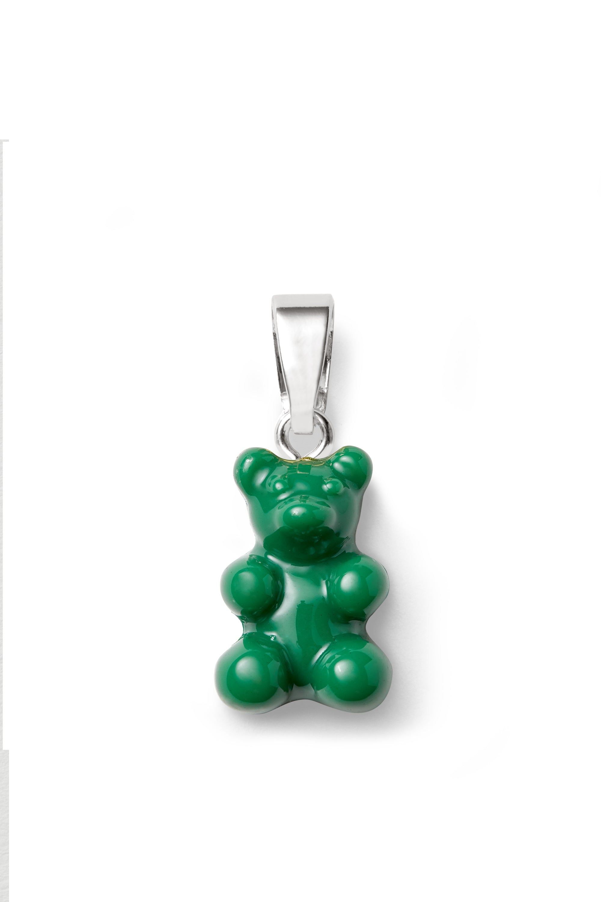 crystal haze Nostalgia Bear - Classic Connector - Silver plated - Vegan