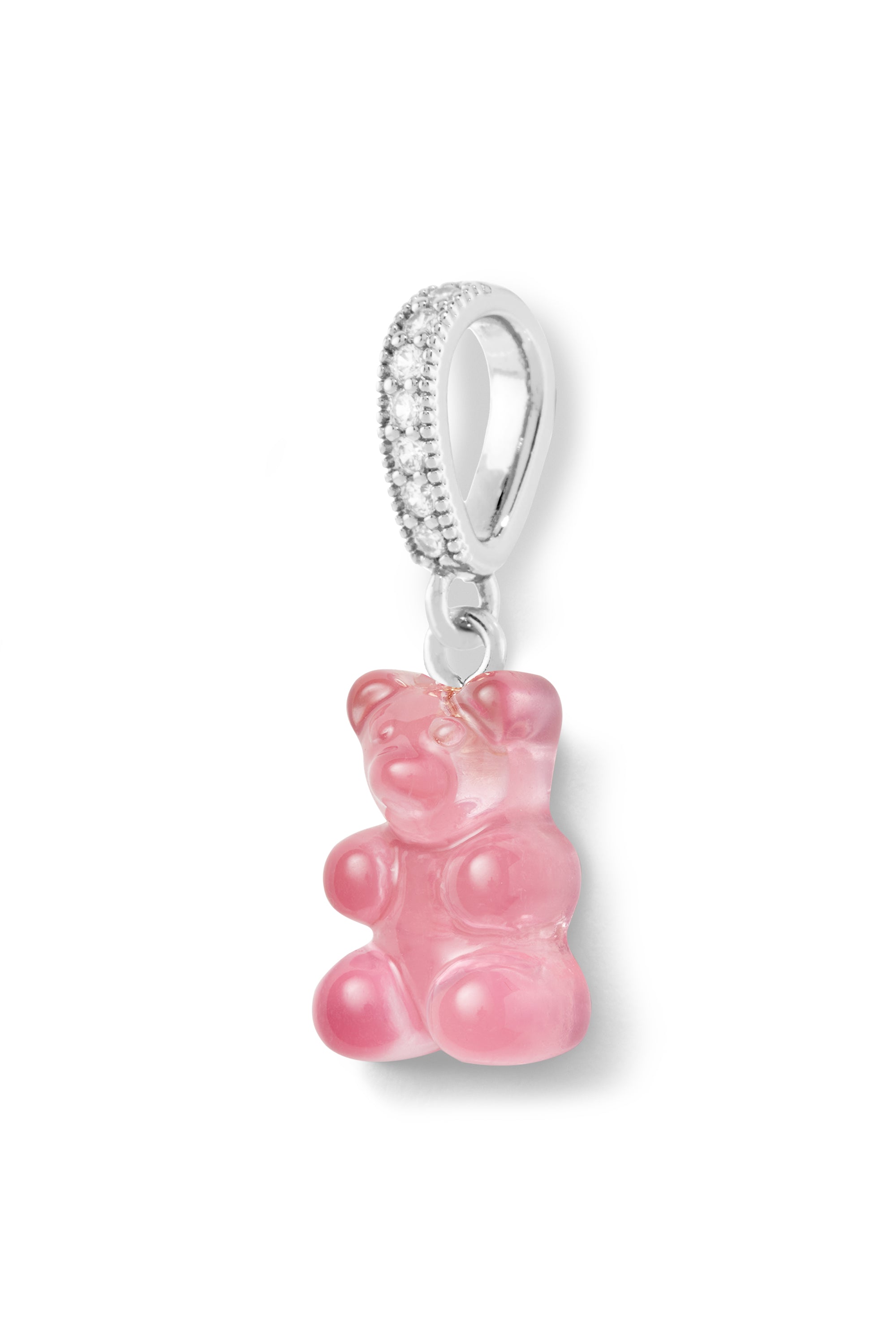 CRYSTAL HAZE ◆ PENDANT_NOSTALGIA BEAR PAVE CANDY PINK Crystal Haze Nostalgia Bear Classic Pendant-Candy Pink