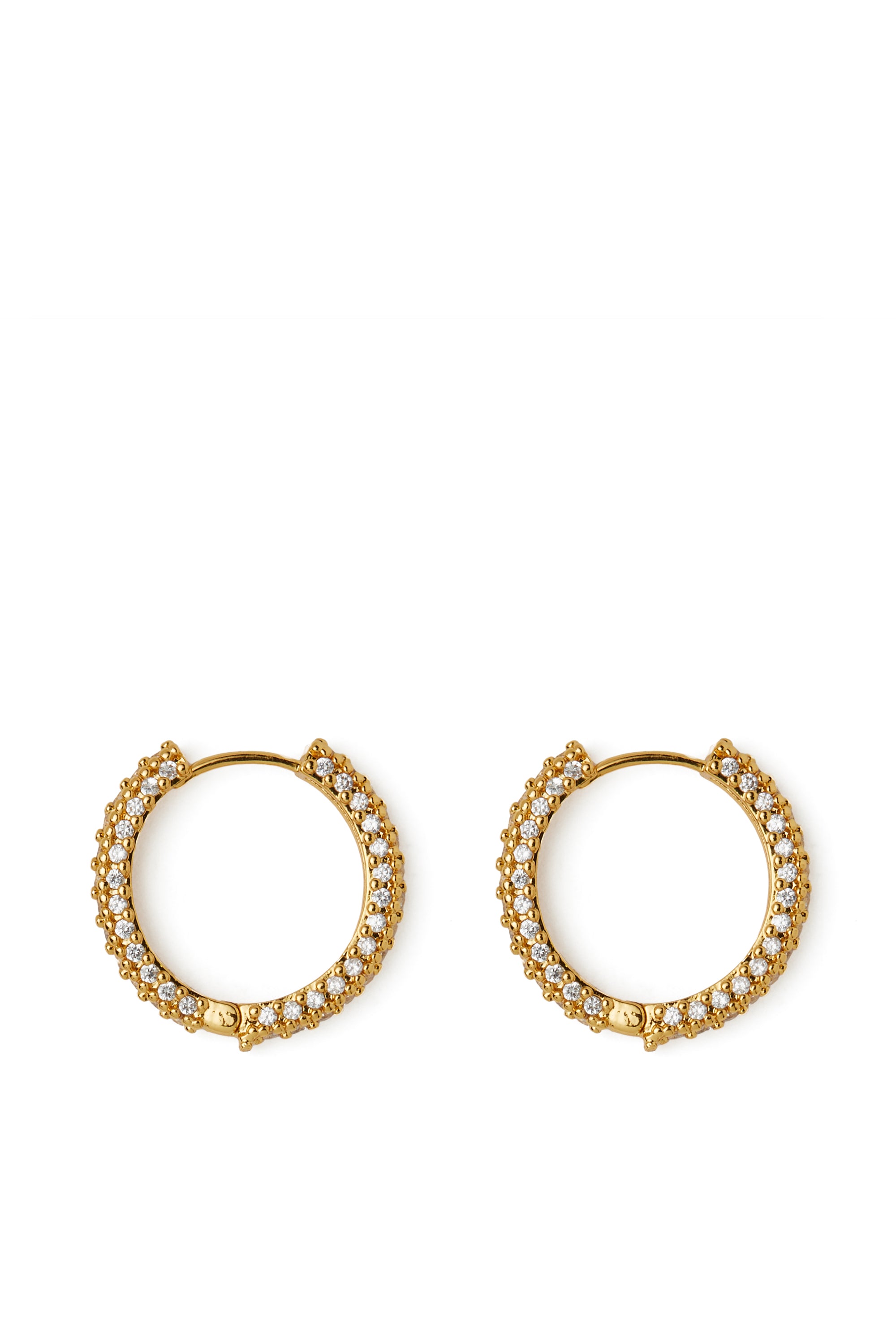 crystal haze Infinity Hoops - Clear