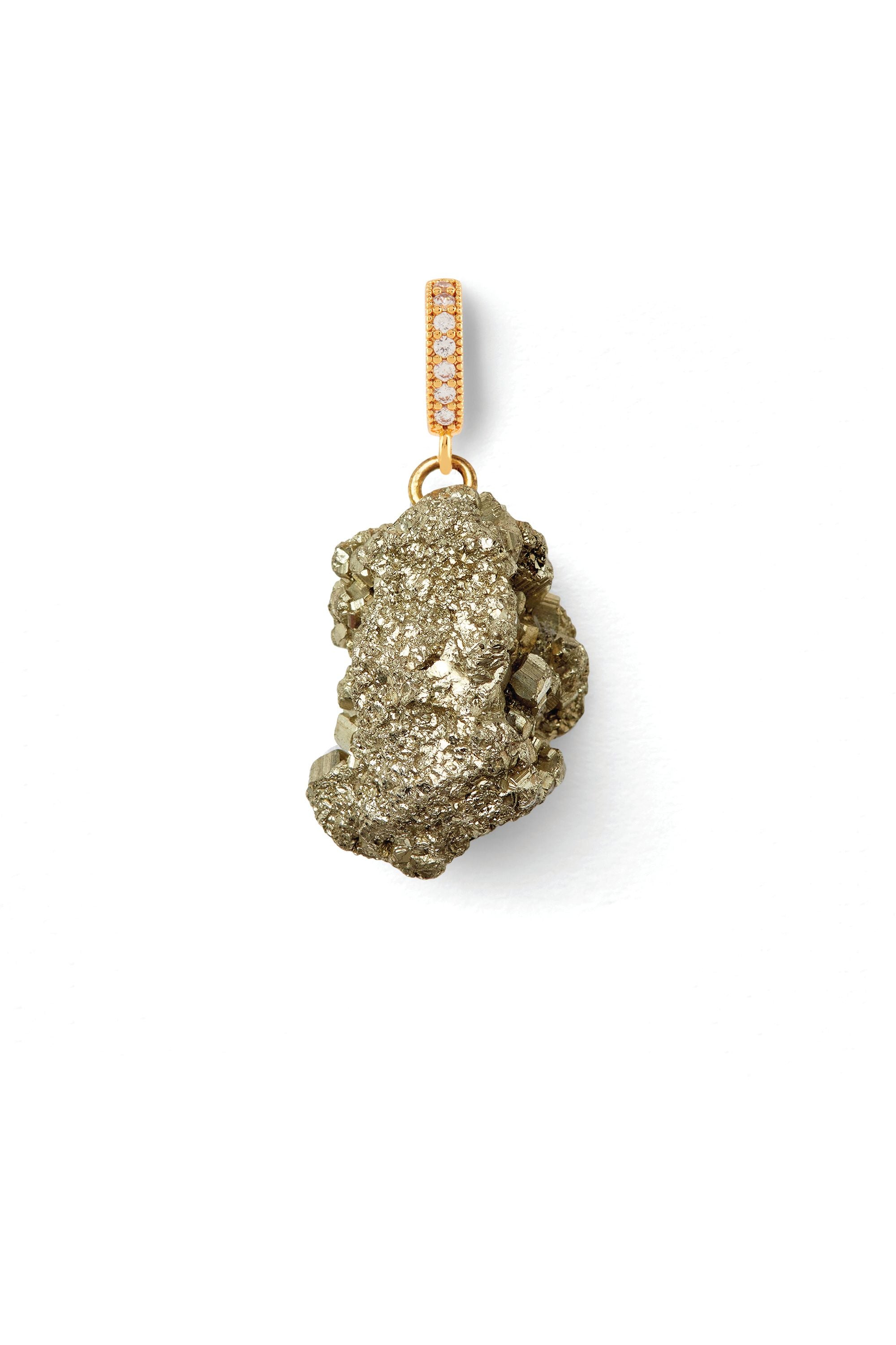 crystal haze Fools gold - Pave connector