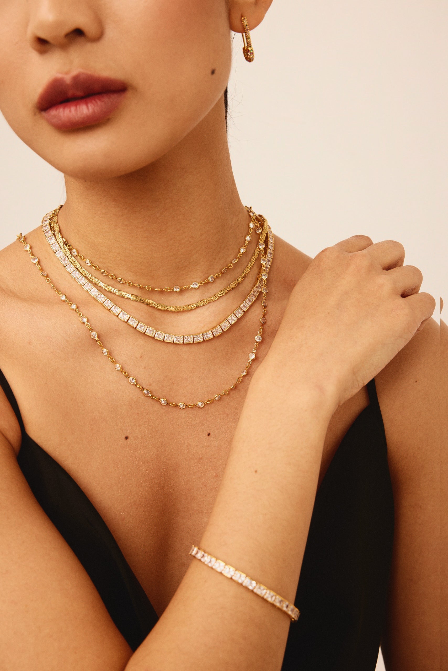 The Date chain - Clear – Crystal Haze Jewelry
