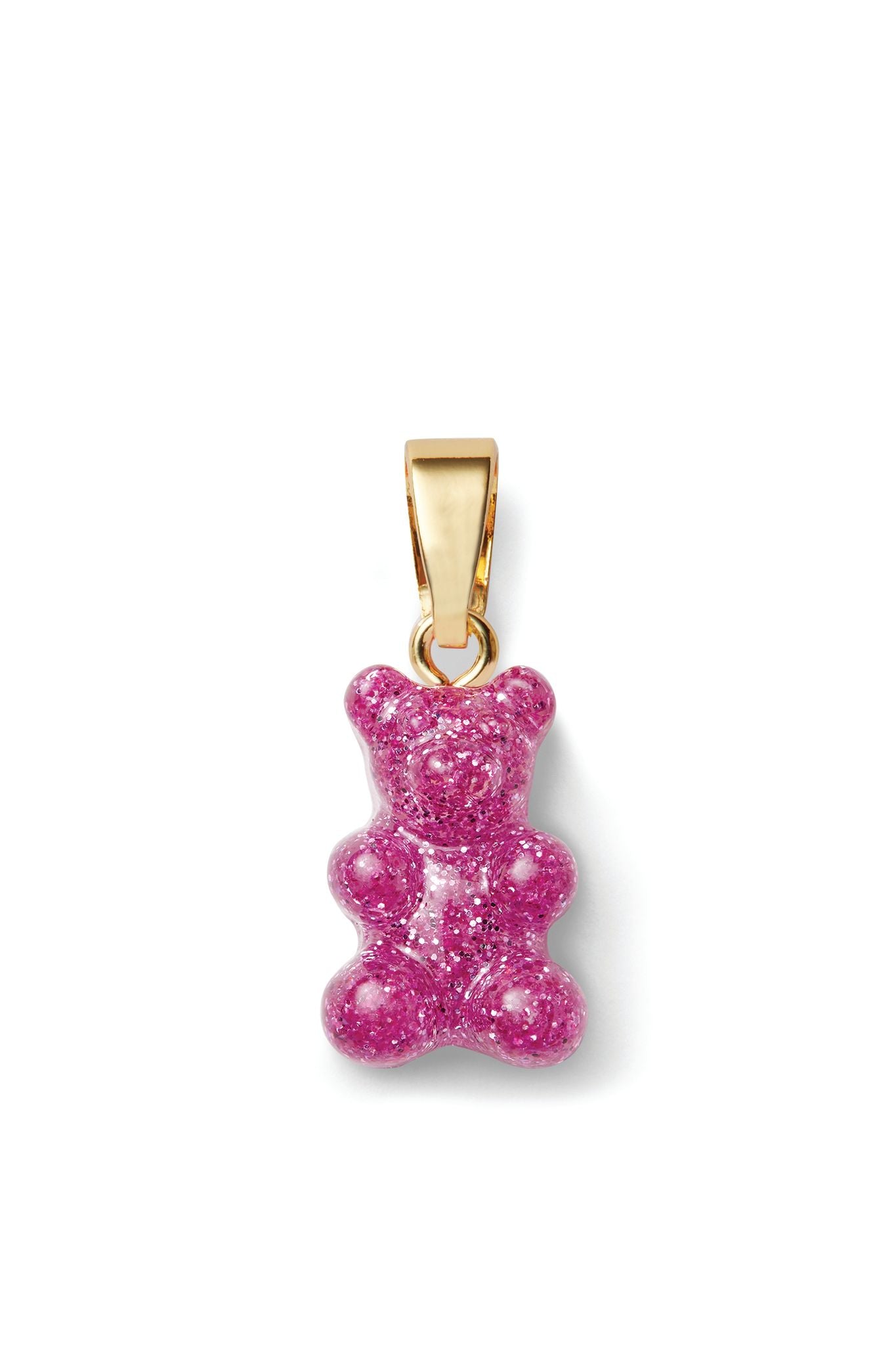 crystal haze Nostalgia Bear - Classic Connector - Gold - Magenta
