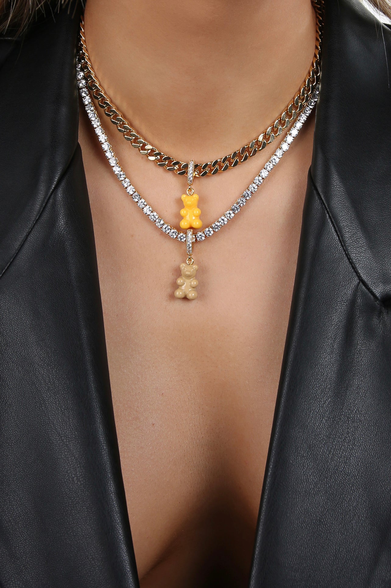 ネックレス・ペンダント CRYSTAL HAZE NOSTALGIA BEAR CLASSIC GOLD NYC TAXI YELLOW image_fa6d0c70-db04-47da-b721-
